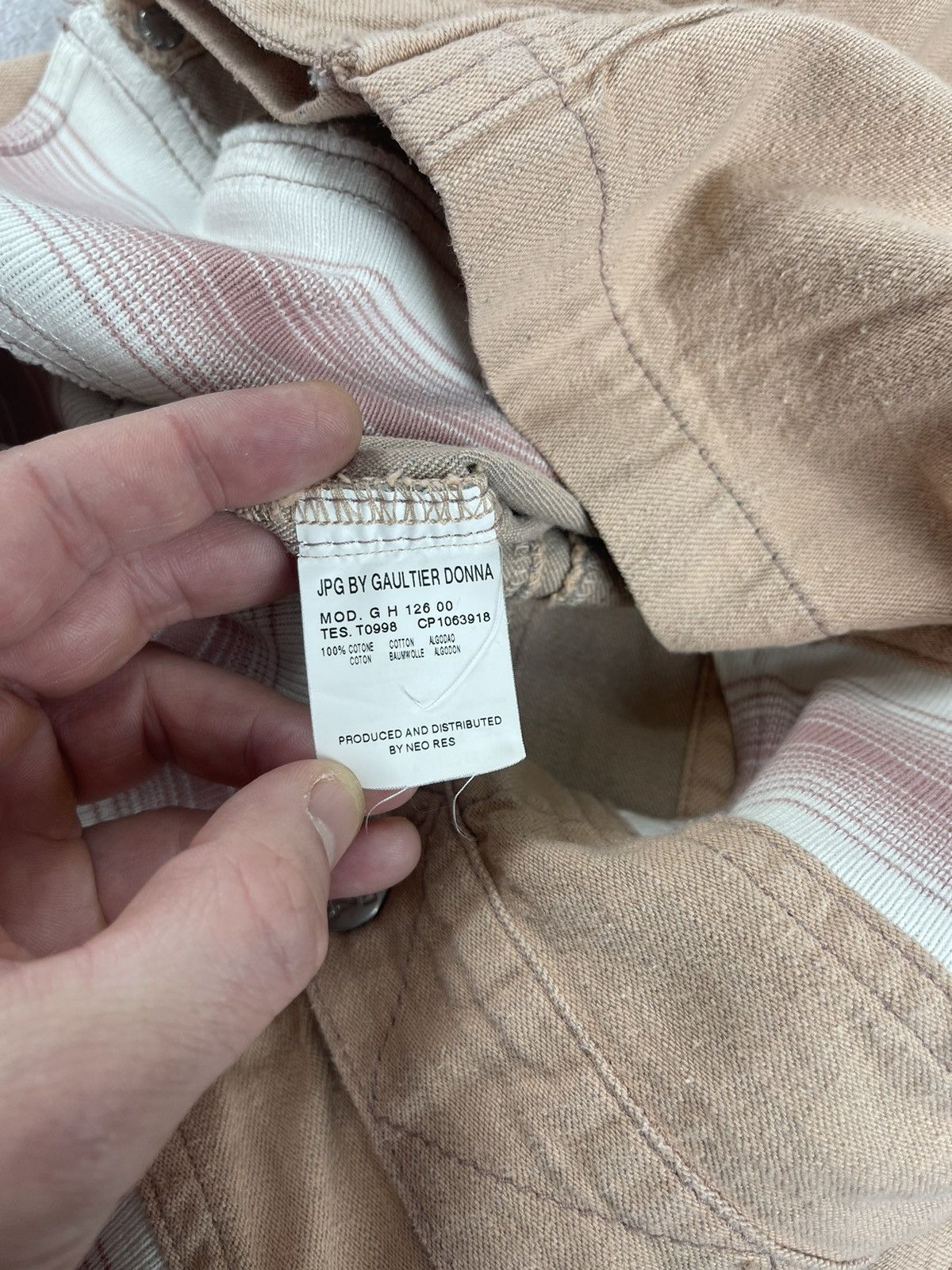 Jean Paul Gaultier JPG by Jean Paul Gaultier Denim Jacket Size M / US 6-8 / IT 42-44 - 16 Thumbnail