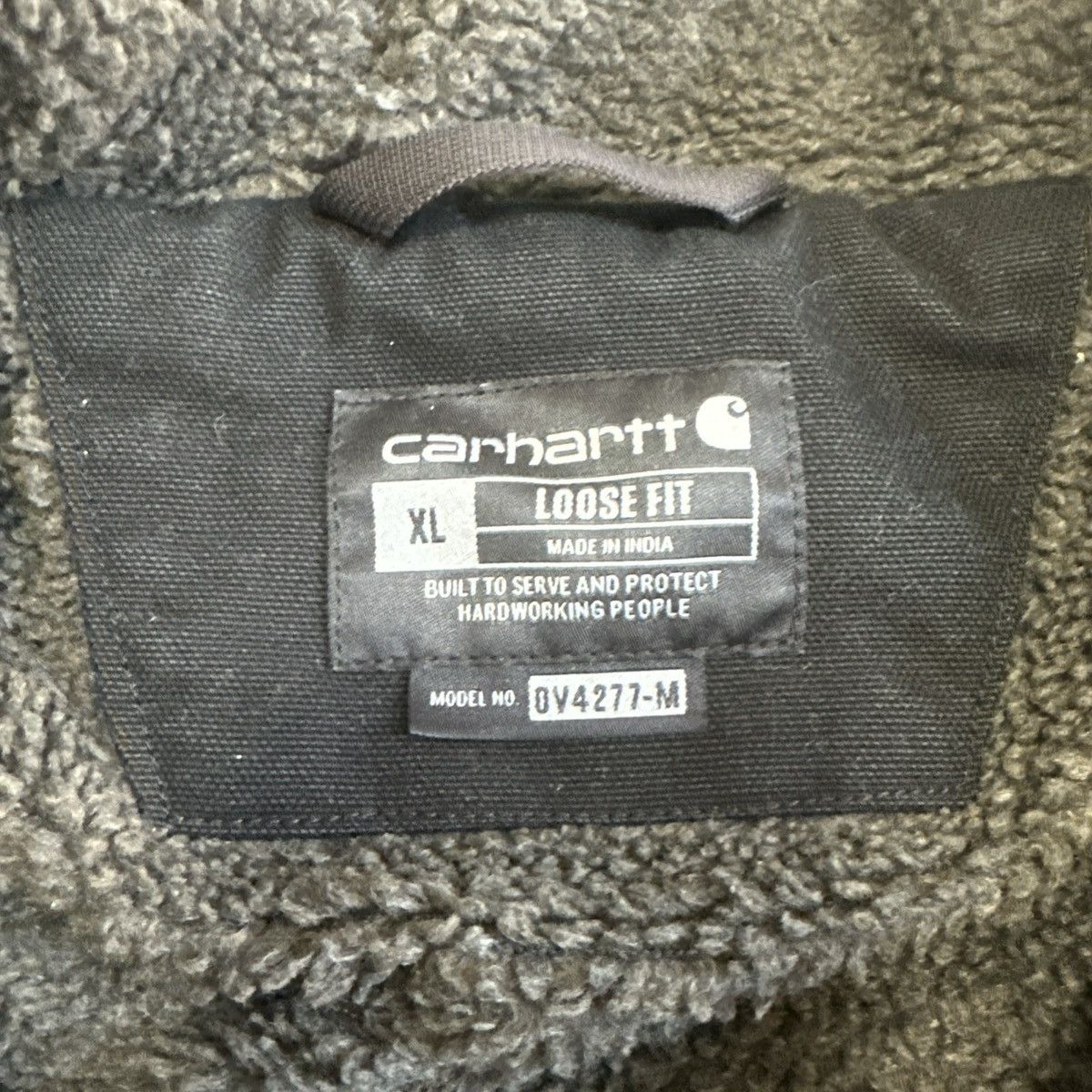 Carhartt Carhartt Black Vest OV4276-M Men's Sherpa Lined Size US XL / EU 56 / 4 - 3 Thumbnail