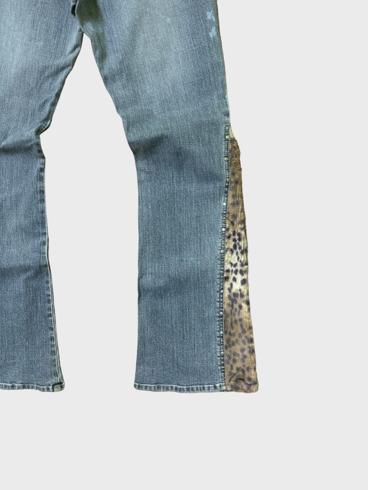 Hysteric Glamour × If Six Was Nine × Japanese Brand Crazy Flared ORIRIN Leopard Reworked Bootcut jeans Size US 28 / EU 44 - 13 Thumbnail