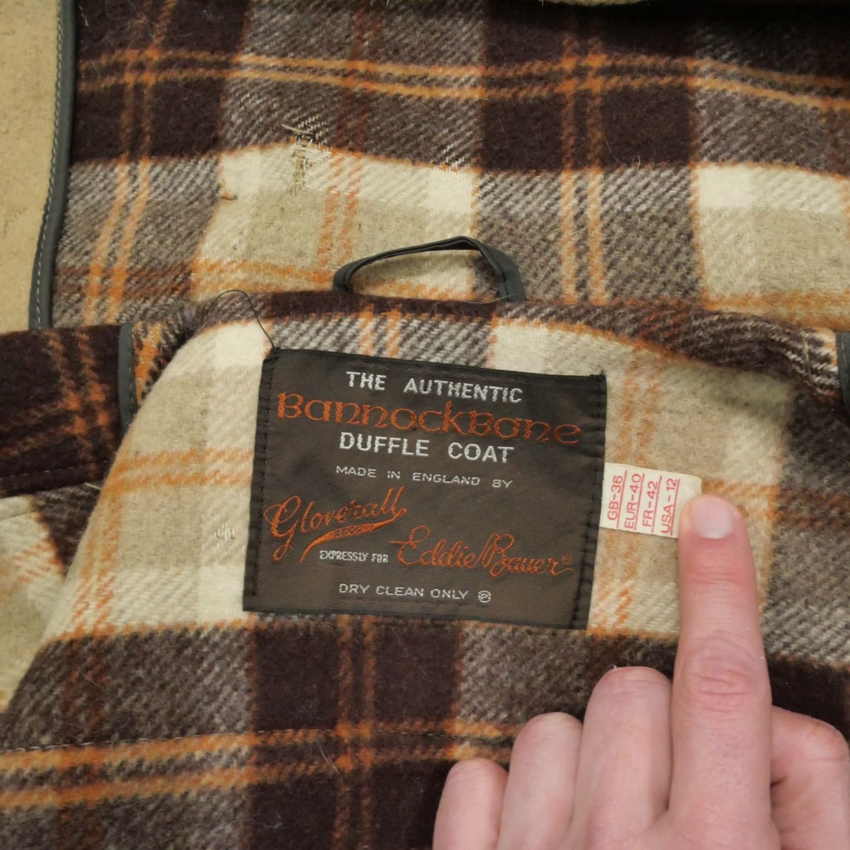 Eddie Bauer VINTAGE Eddie Bauer Womens Coat Long Wool Toggle Trench 12 Green 12 Size 34" / US 12 / IT 48 - 3 Thumbnail