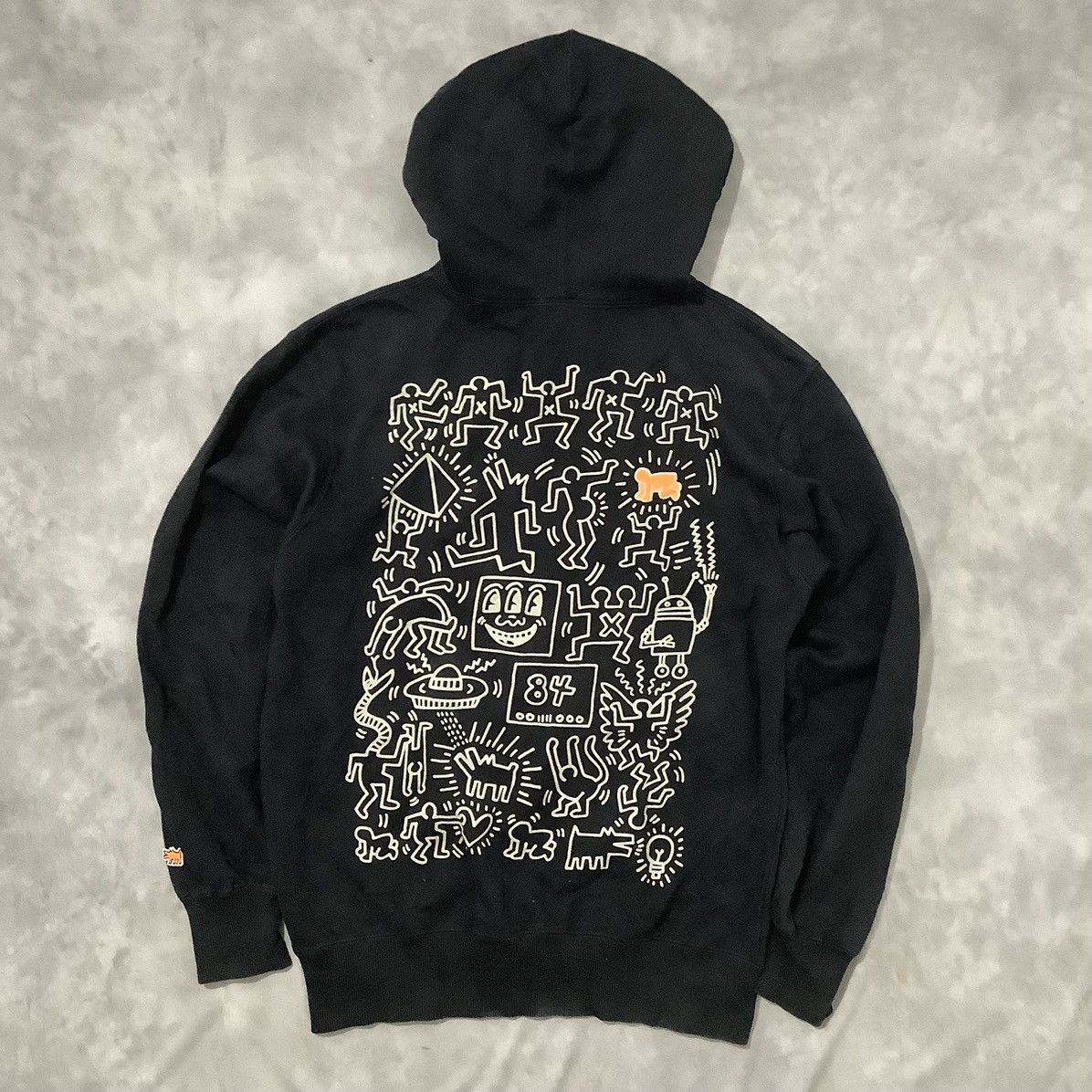 Keith Haring × Vintage Need Gone❗️❗️Keith Haring Baby Radiant Hoodied Sweatshirt Size US S / EU 44-46 / 1 - 10 Thumbnail