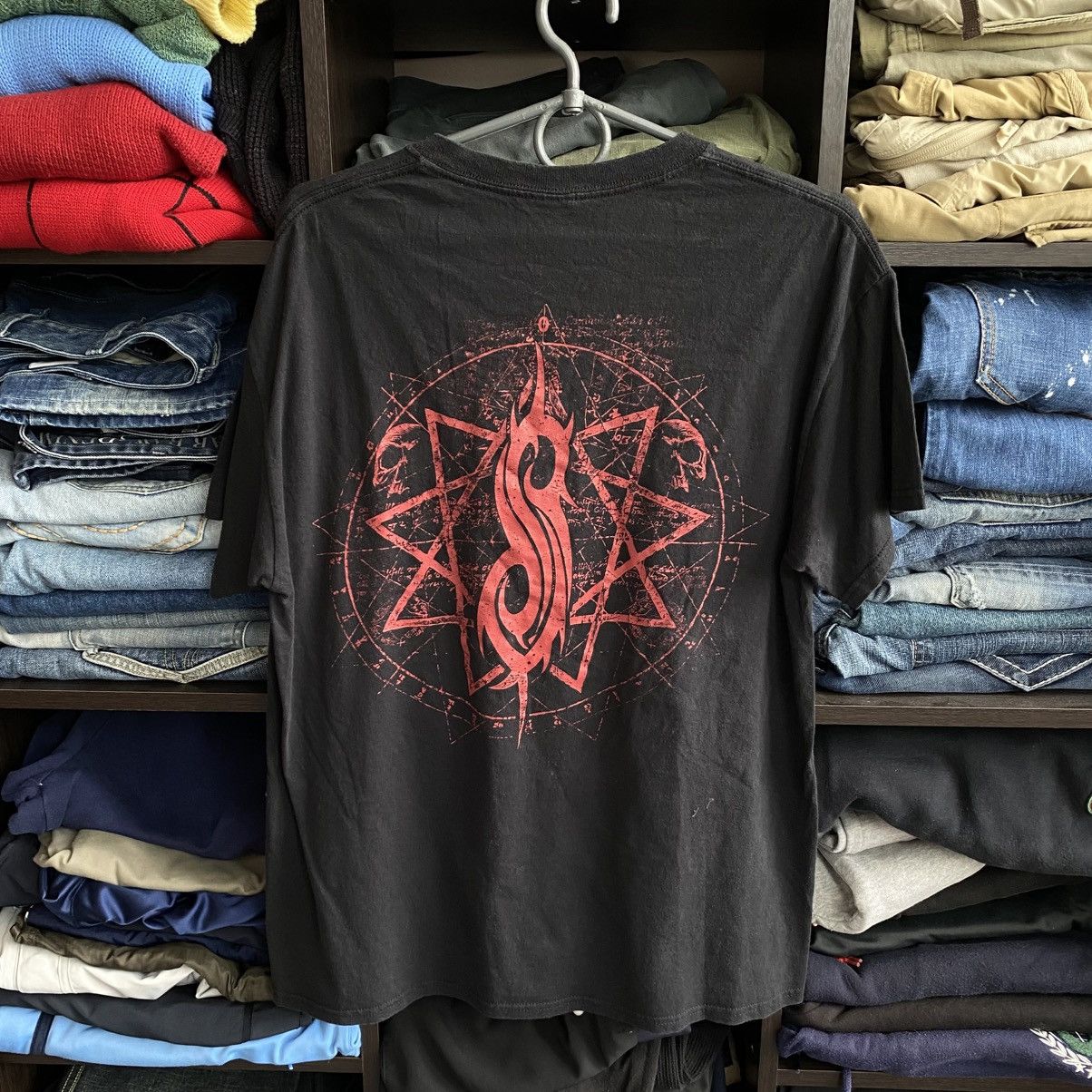 Band Tees Vintage Slipknot Big Graphic Logo Rock Band 00’s tee Size US M / EU 48-50 / 2 - 7 Thumbnail