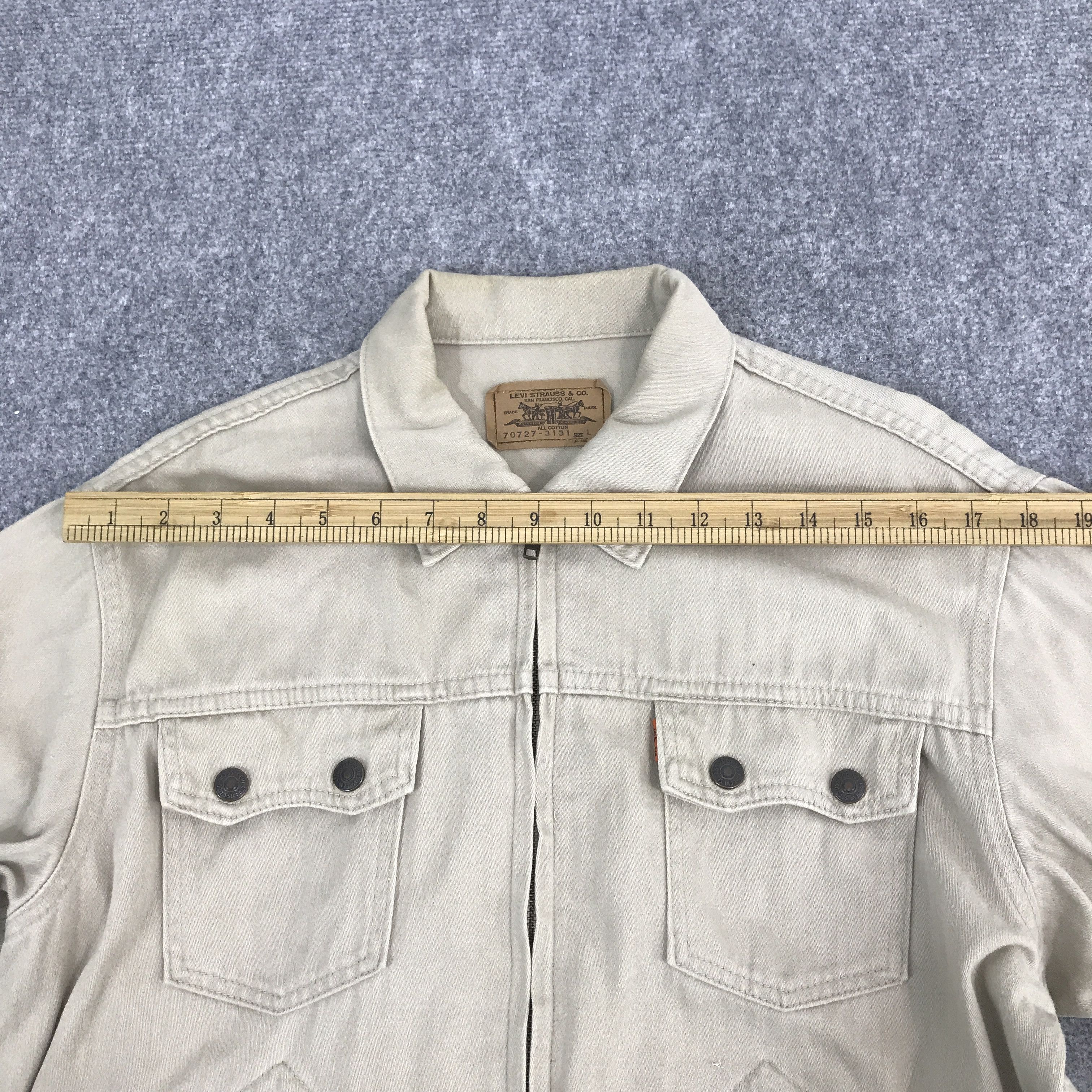 Levi's × Levi's Vintage Clothing Vintage Levis Oren Tag zipper khaki Jacket Size US L / EU 52-54 / 3 - 5 Thumbnail