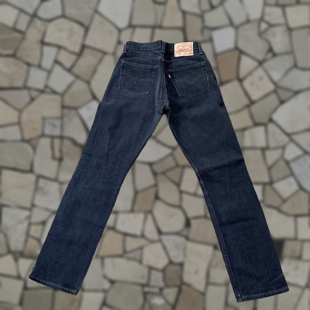 VINTAGE Levi's 501 Jeans Women Regular 28 Black 30 in Inseam USA 100% Cotton Denim
