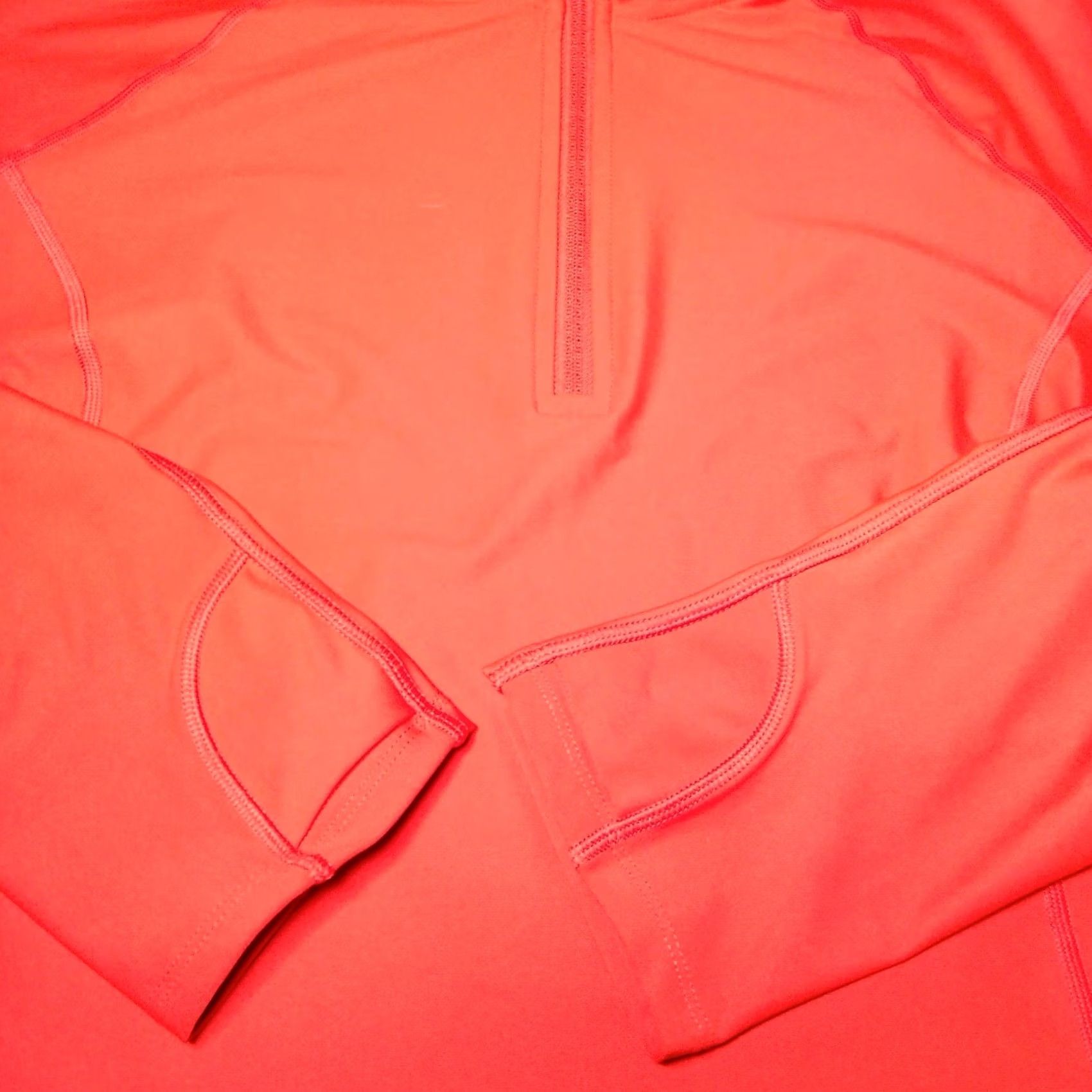 Old Navy Old Navy Active Powersoft Go Dry Shirt XXL Pullover 1/4 Zip Orange Women Long Sleeve Mock Neck Stretch Size XXL / US 16-18 / IT 52-54 - 7 Thumbnail