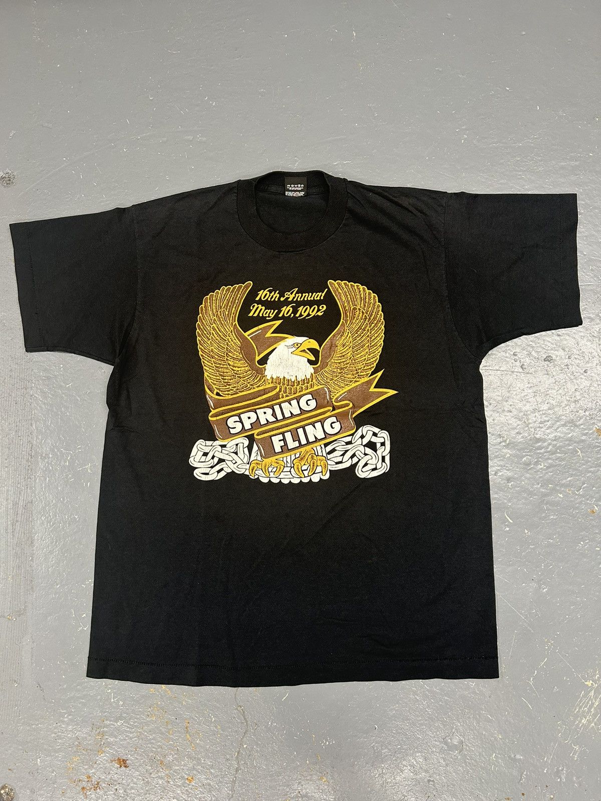 Harley Davidson Crazy Vintage 90s Essential Black Harley Davidson Style Tee Size US L / EU 52-54 / 3 - 1 Thumbnail