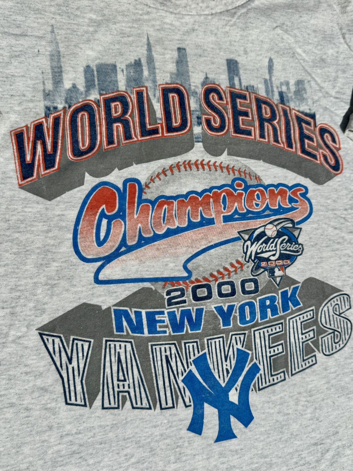 New York Yankees × Vintage 2000 New York Yankees Subway Series Champions 90’s T-Shirt Size US L / EU 52-54 / 3 - 4 Thumbnail