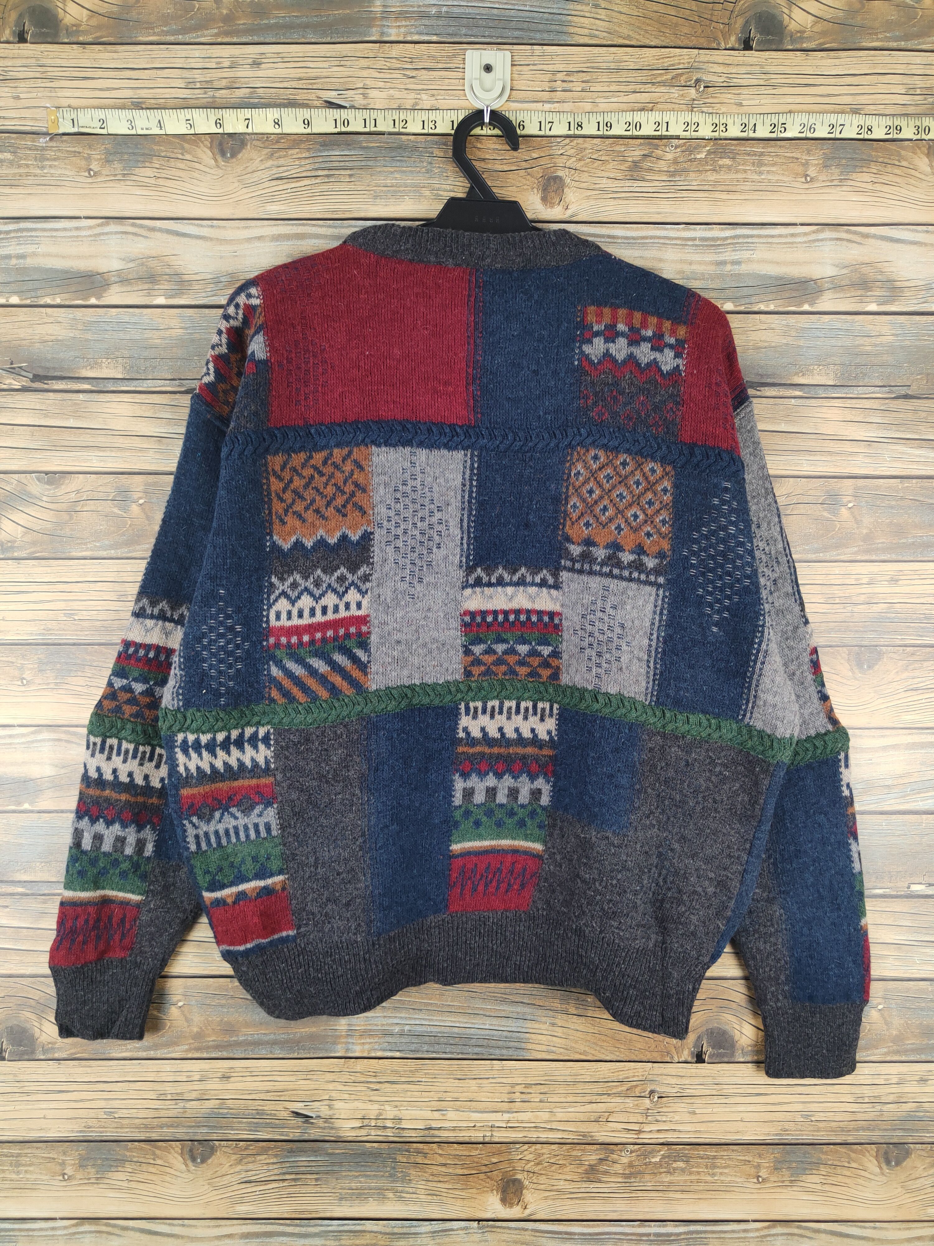 Vintage DL Mark Industries Navy Knitwear Sweatshirts# 46-064 Size US L / EU 52-54 / 3 - 8 Thumbnail