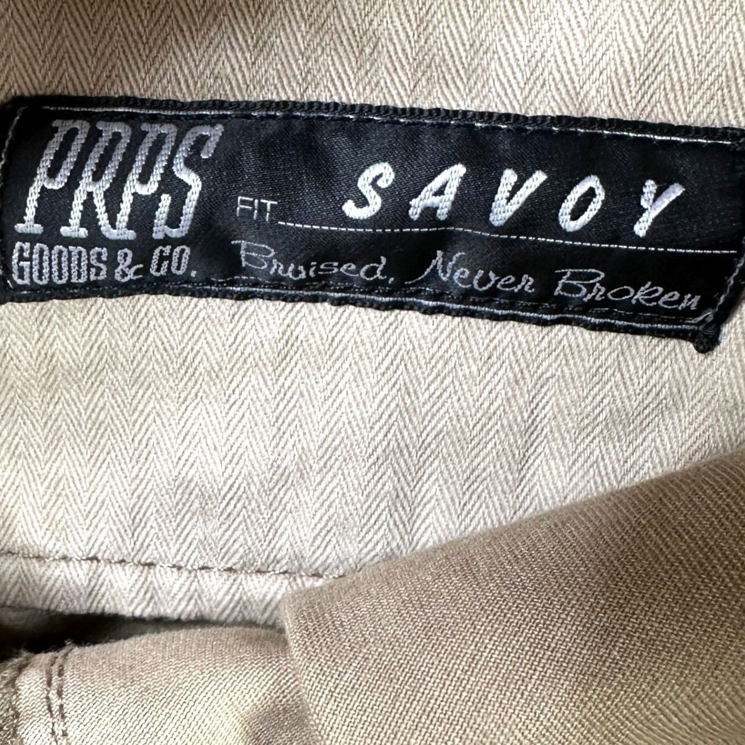 Prps PRPS Savoy Jeans Straight Leg Mens 42 Brown Pocket Denim Outdoor Casual Shirt? Size US 42 / EU 58 - 4 Thumbnail