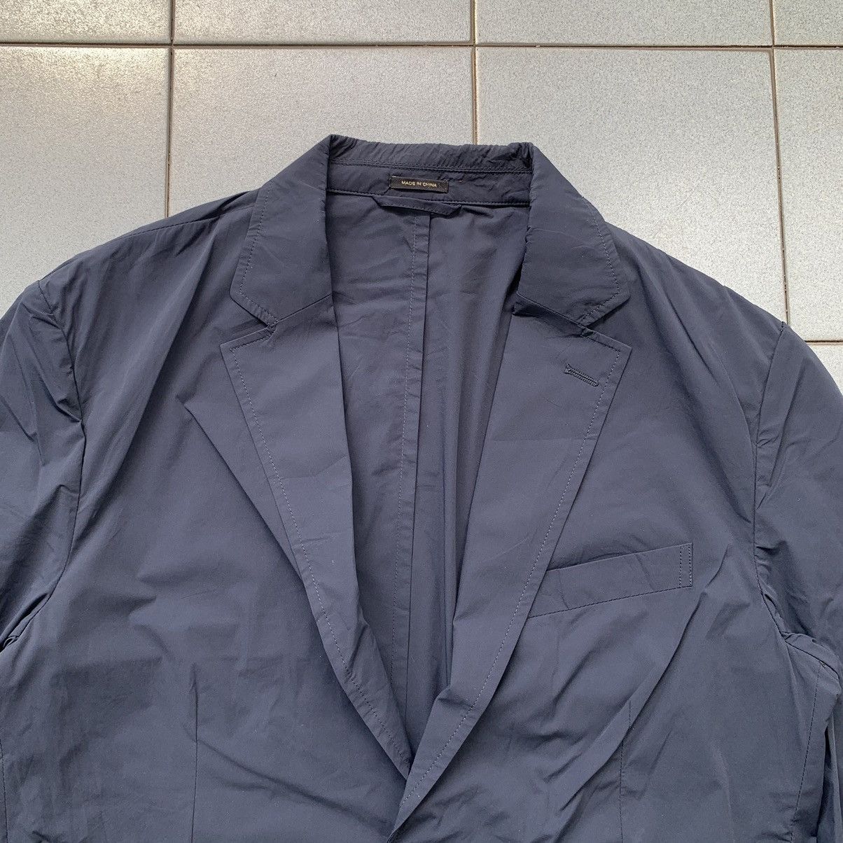 Massimo Dutti Massimo Dutti Nylon Elastane Material Stretch Formal Blazer Size 46S - 2 Thumbnail