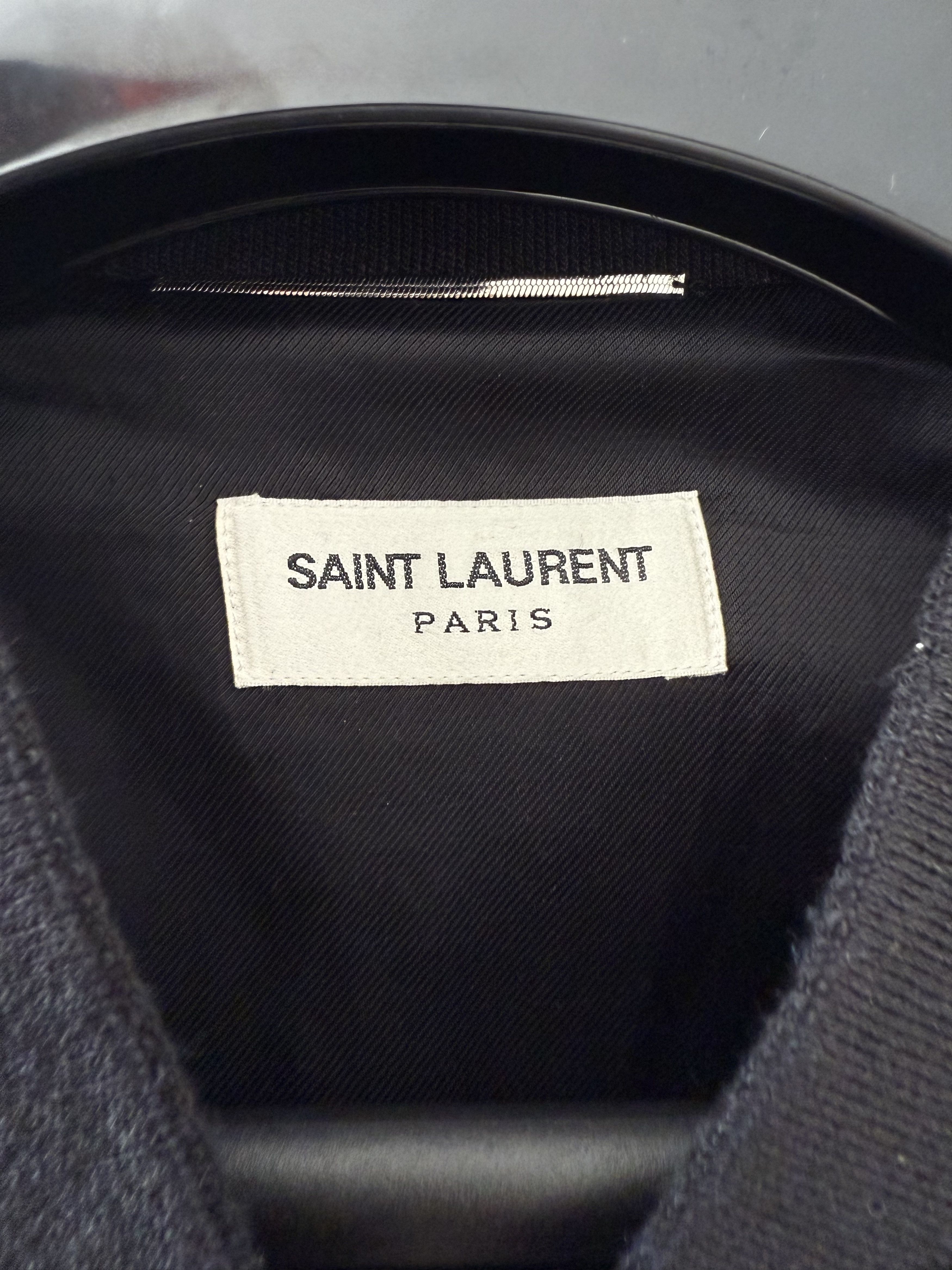 Saint Laurent Paris Saint Laurent Sequin Teddy Bomber Jacket Size US L / EU 52-54 / 3 - 13 Thumbnail