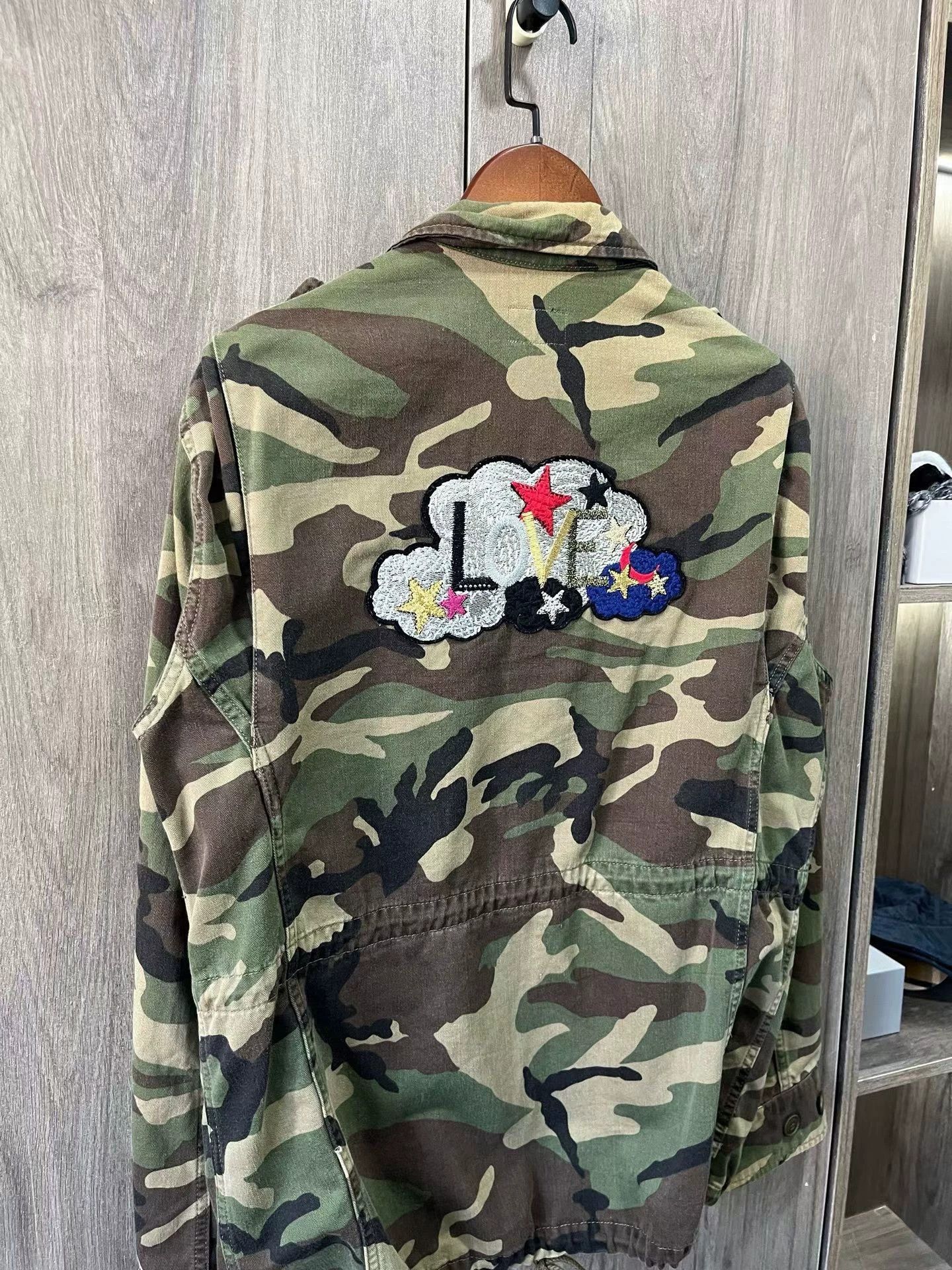 Saint Laurent Paris Saint Laurent SLP camouflage multi-pocket workwear jacket Size US S / EU 44-46 / 1 - 6 Thumbnail