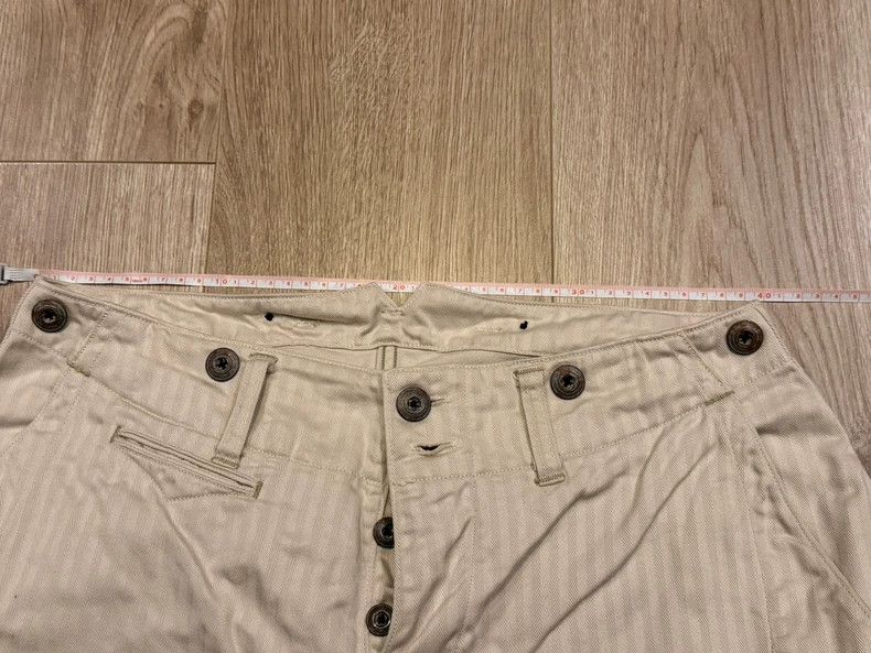 Freewheelers FREEWHEELERS White twill workwear trousers Size US 32 / EU 48 - 6 Thumbnail