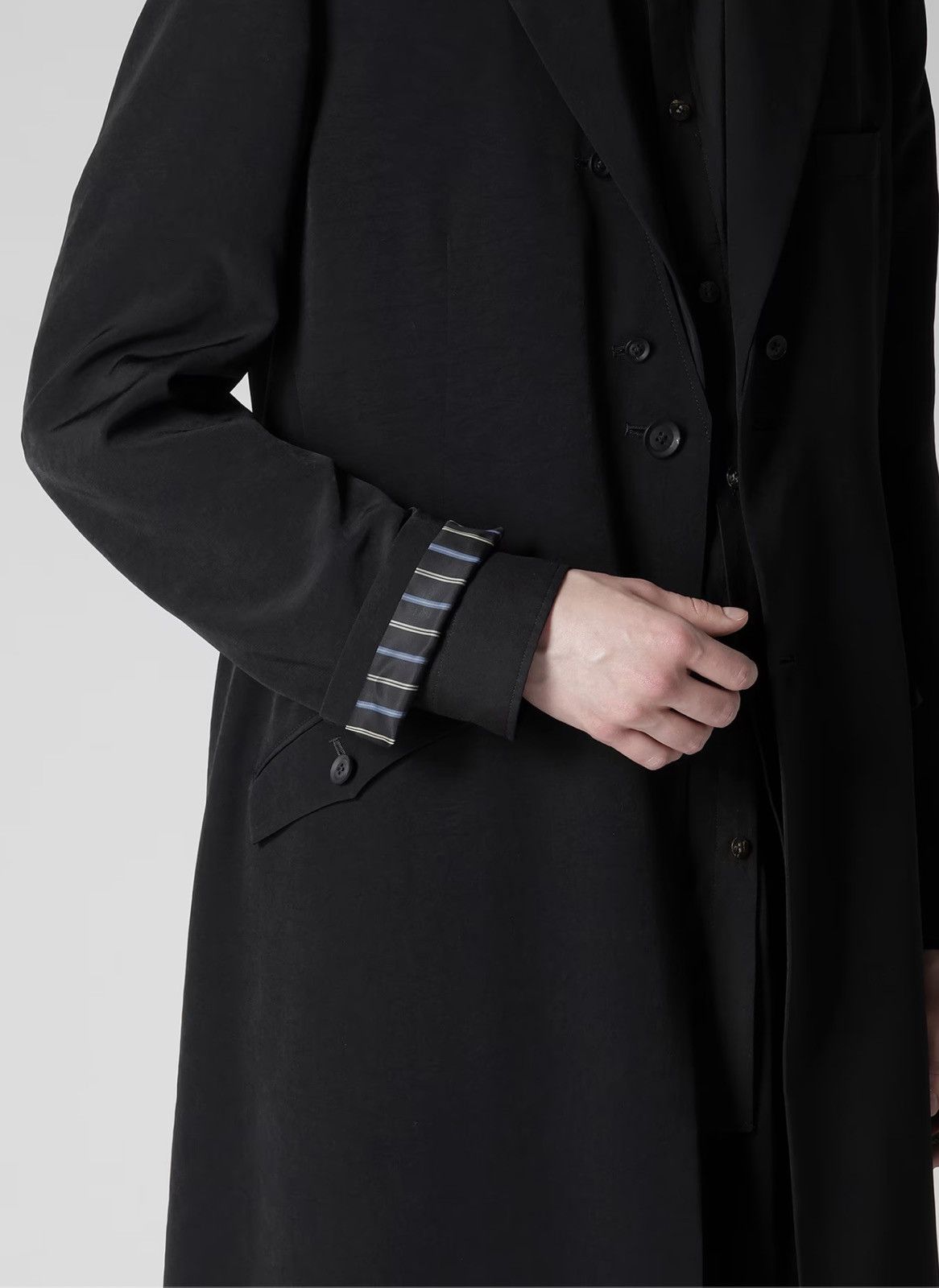 Yohji Yamamoto Yohji Yamamoto Pour Homme 24AW - Lapel Detachable Jacket Size US M / EU 48-50 / 2 - 21 Thumbnail