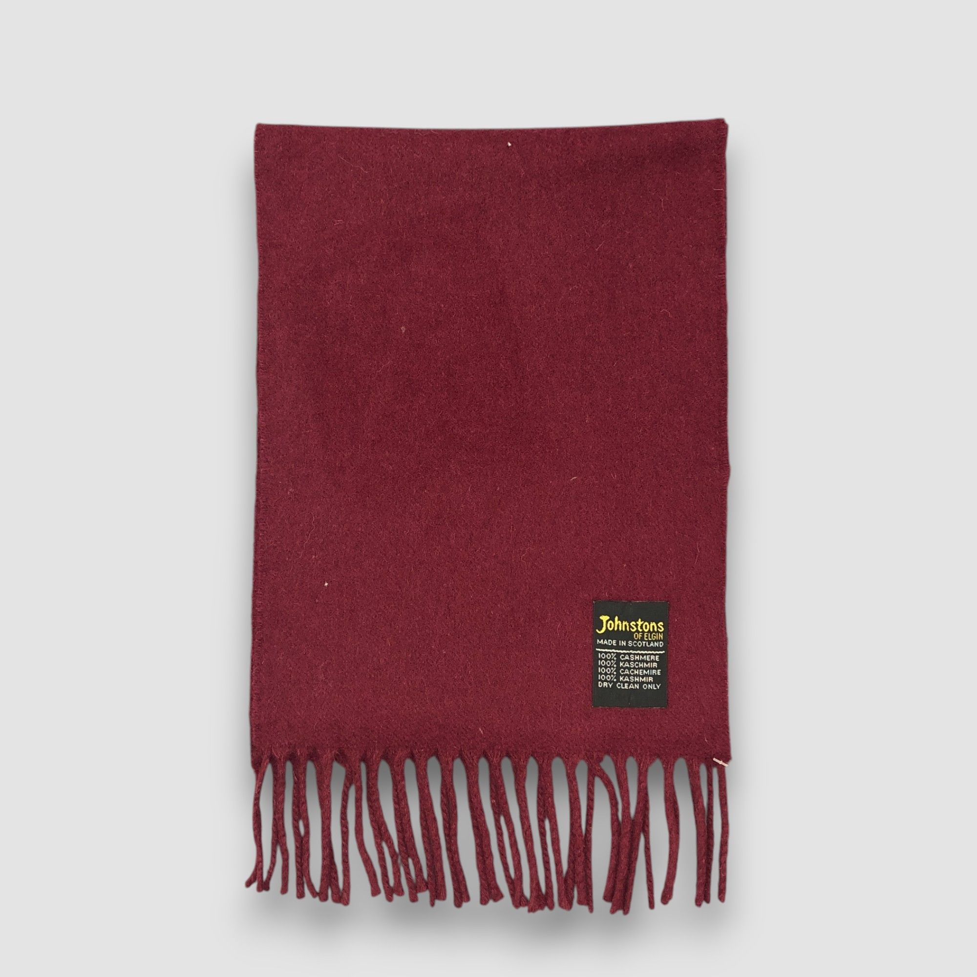 Johnstons Of Elgin Vintage Johnstons of Elgin Scarf Muffler Cashmere Scarves Size ONE SIZE - 2 Thumbnail