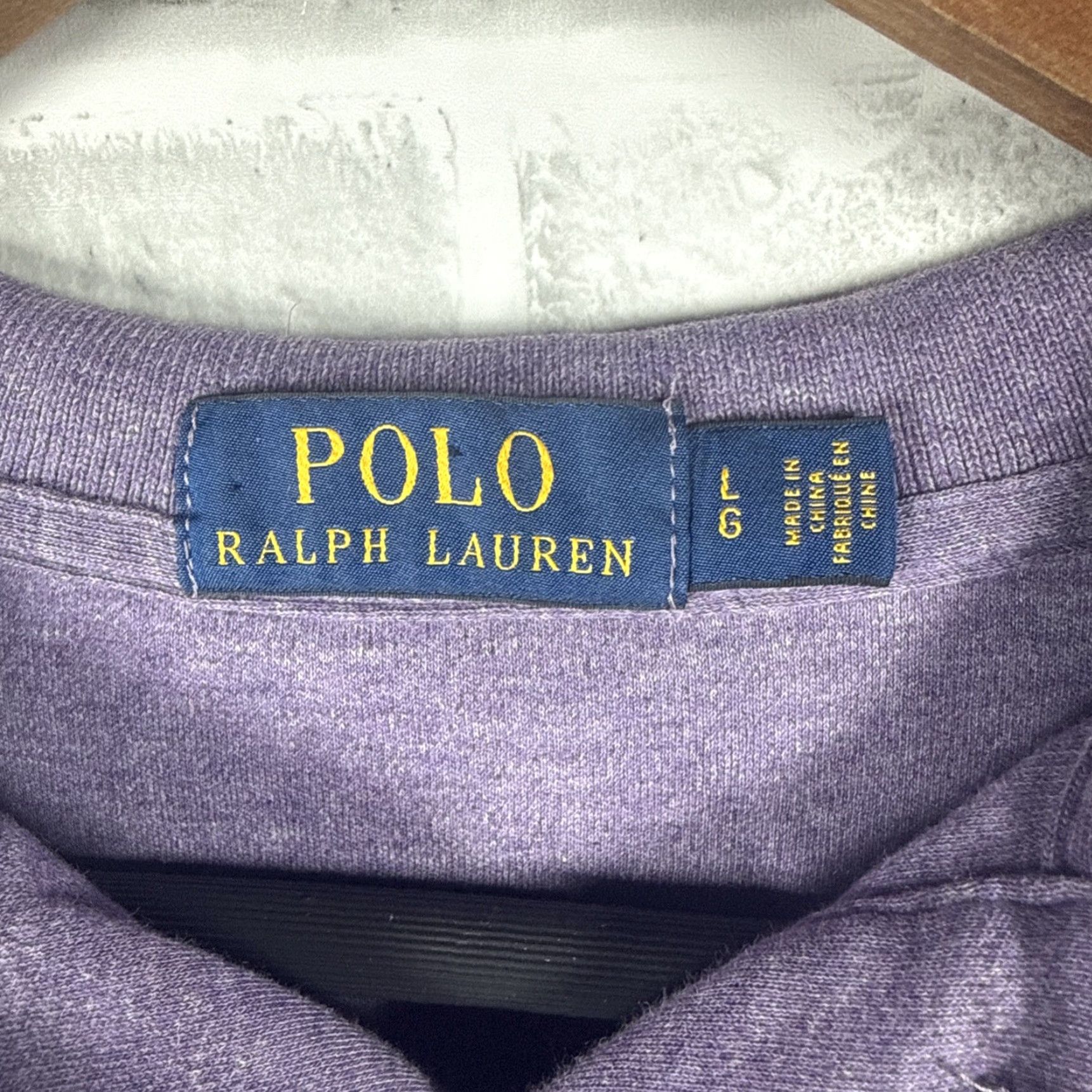 Ralph Lauren Ralph Lauren Purple Polo Shirt Mens Size L Size US L / EU 52-54 / 3 - 3 Thumbnail