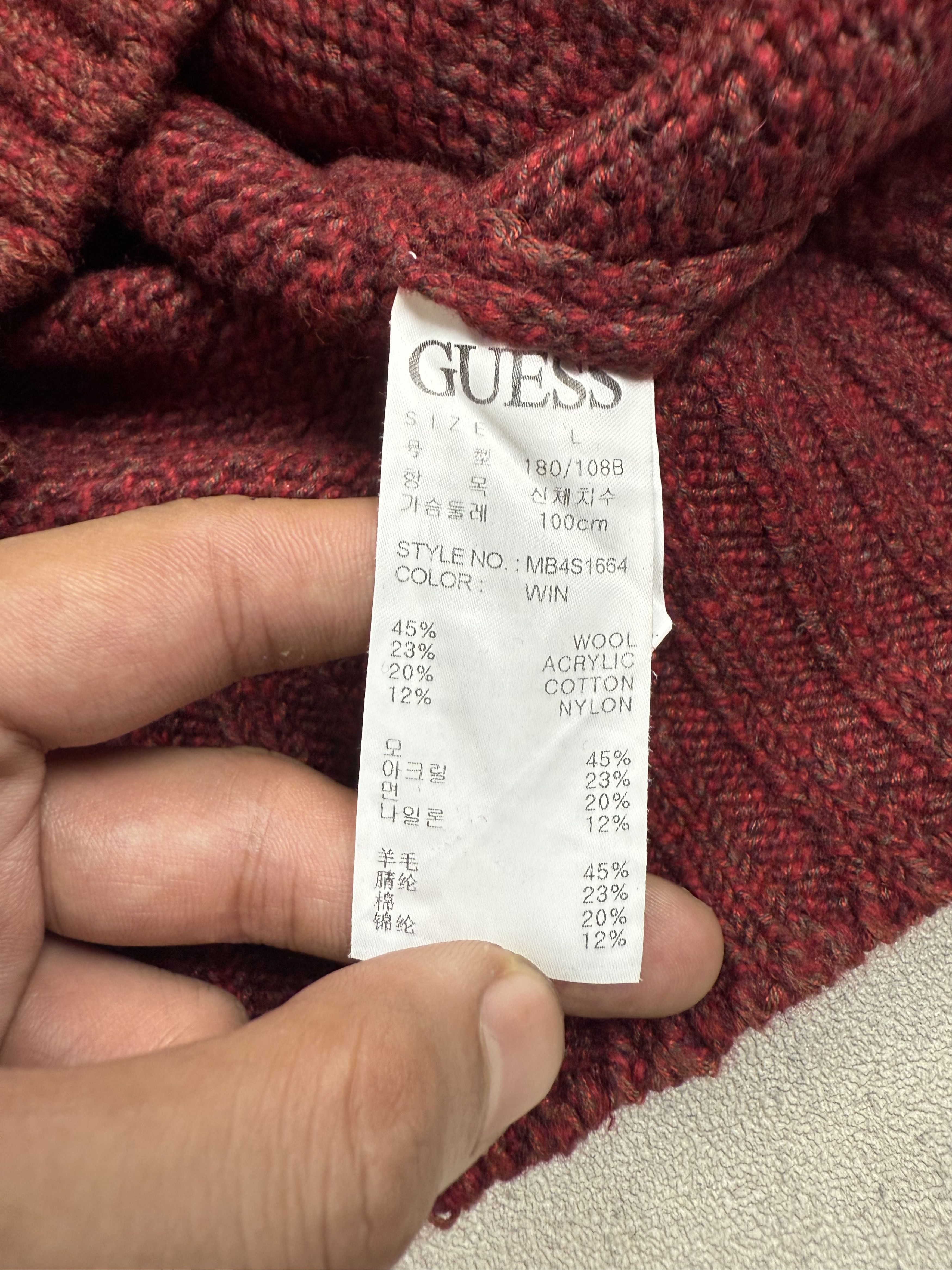 Guess Guess Los Angeles Knit Sweater Jumper Size US L / EU 52-54 / 3 - 5 Thumbnail
