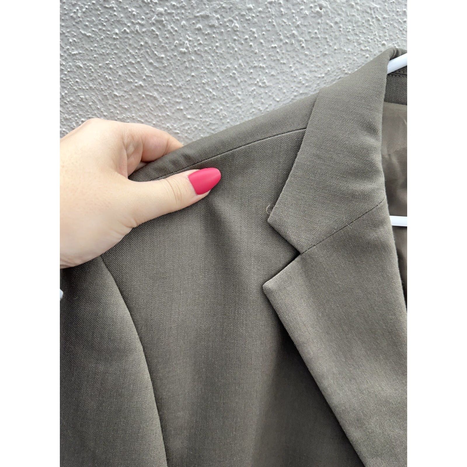 Vintage Paulo Solari Mens Suit Jacket Brown 42W Wool Athletic Fit Three-Button Single-Breasted Notch Lapel 48 Chest Regular Post? Size 42R - 3 Thumbnail