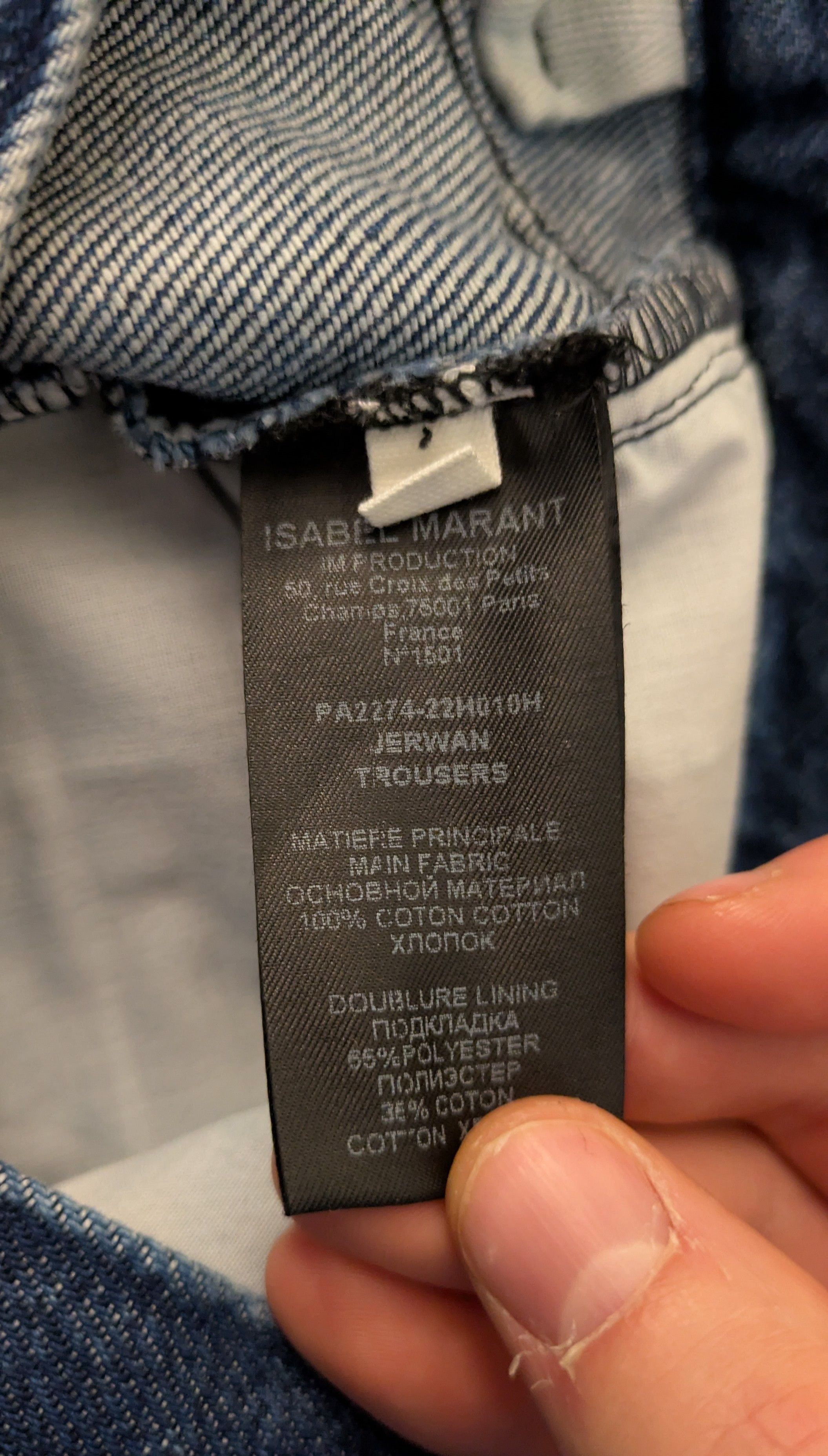 Isabel Marant Jerwan Jeans Size US 30 / EU 46 - 3 Thumbnail