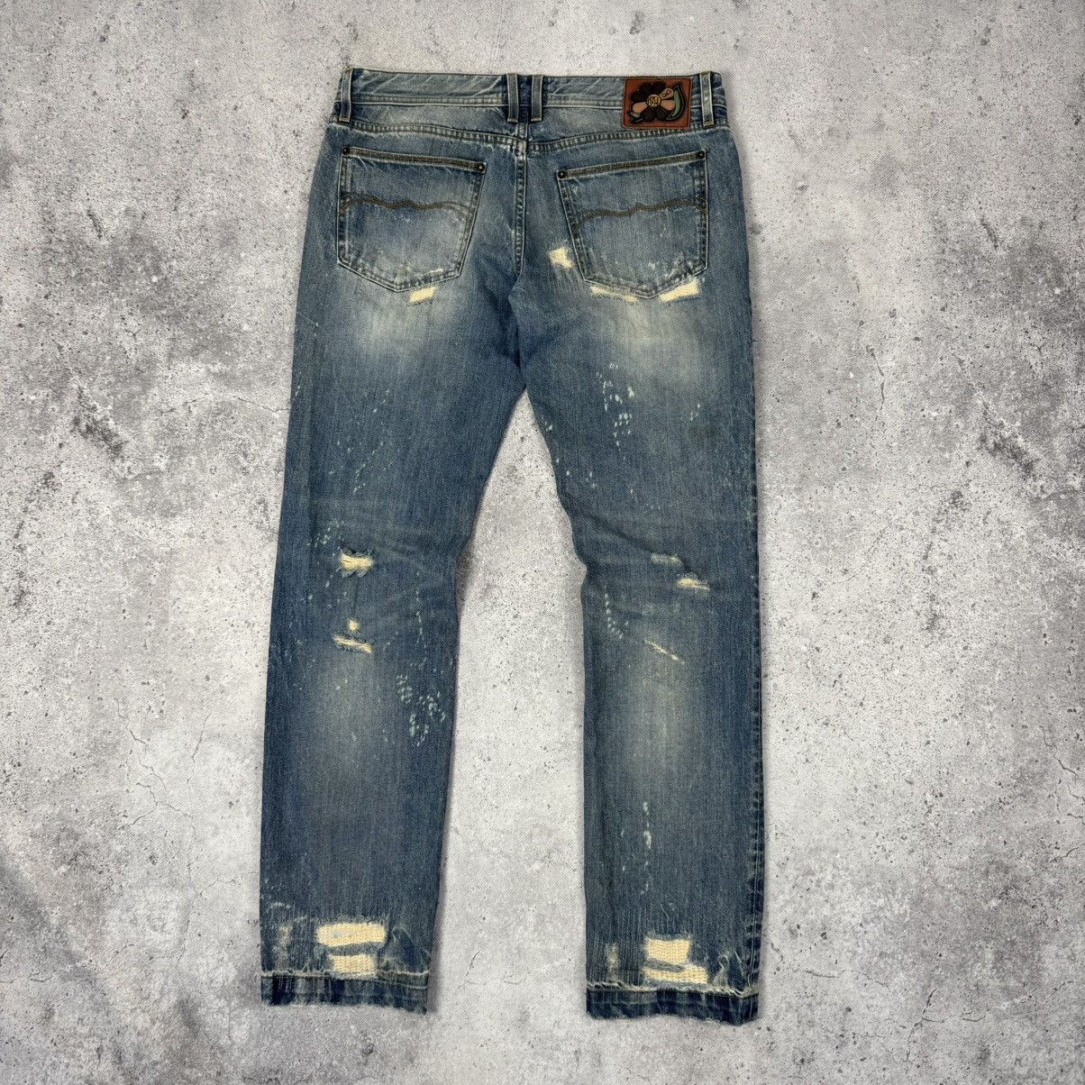 Dolce & Gabbana Vintage Dolce & Gabbana Distressed Avant Garde Denim Jeans Size US 35 - 2 Thumbnail