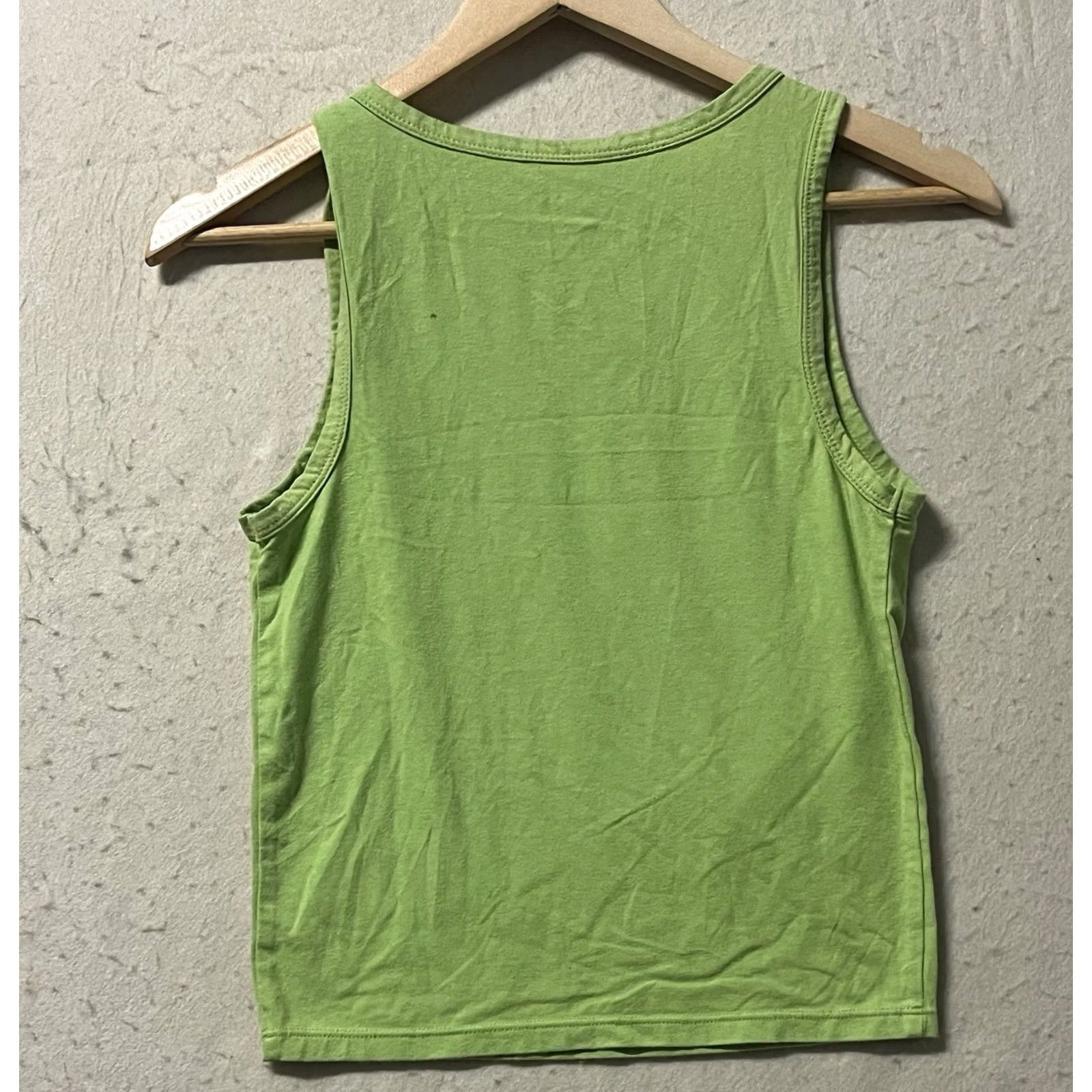 Vintage Sanrio Hello Kitty Tank Top Women's M Green Sleeveless Casual Sleeve Wide Strap All Seasons Size M / US 6-8 / IT 42-44 - 2 Thumbnail
