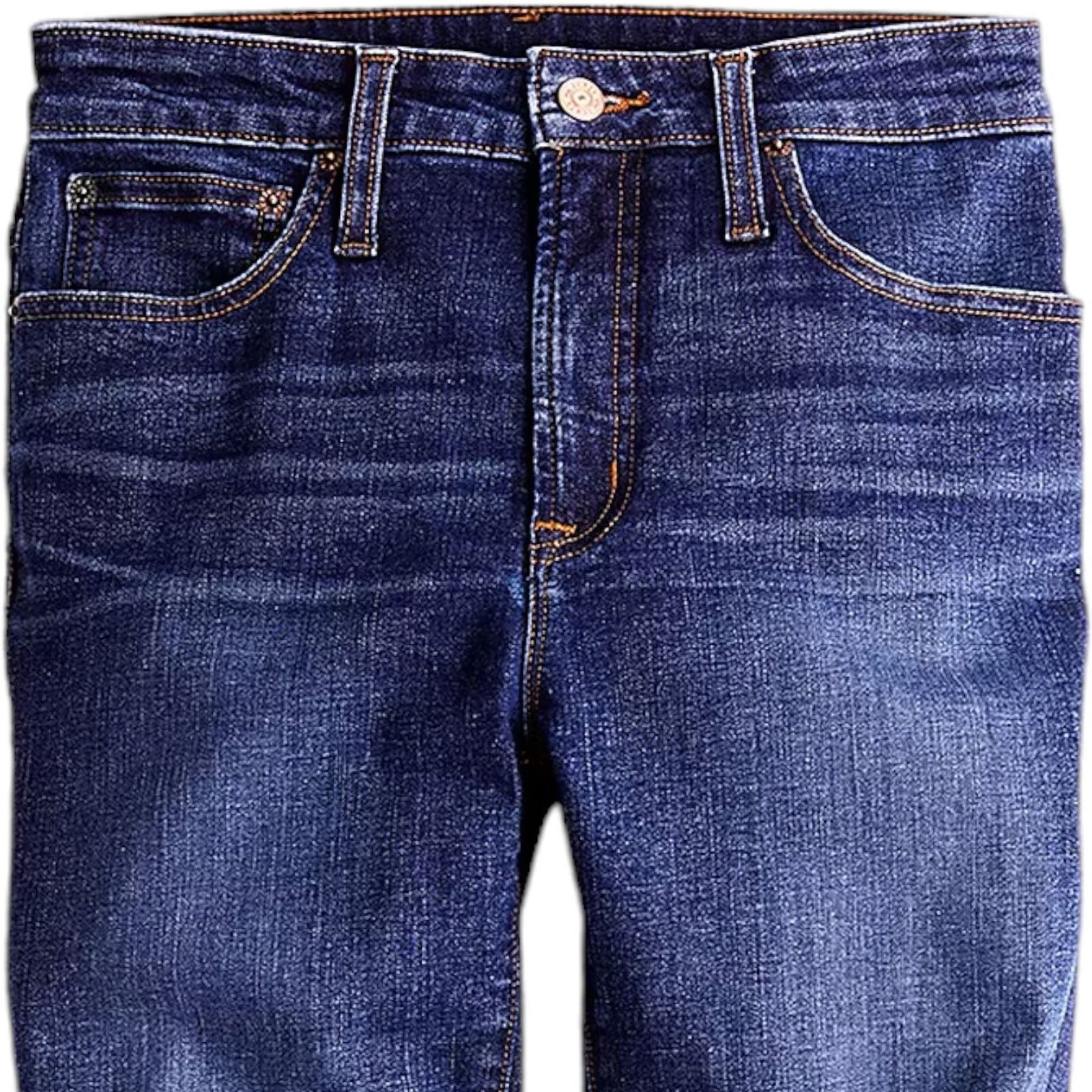 J.Crew J.CREW Dry Den Blue Wash Curvy Toothpick Jeans, US25 Size 25" / US 0 / IT 36 - 3 Thumbnail