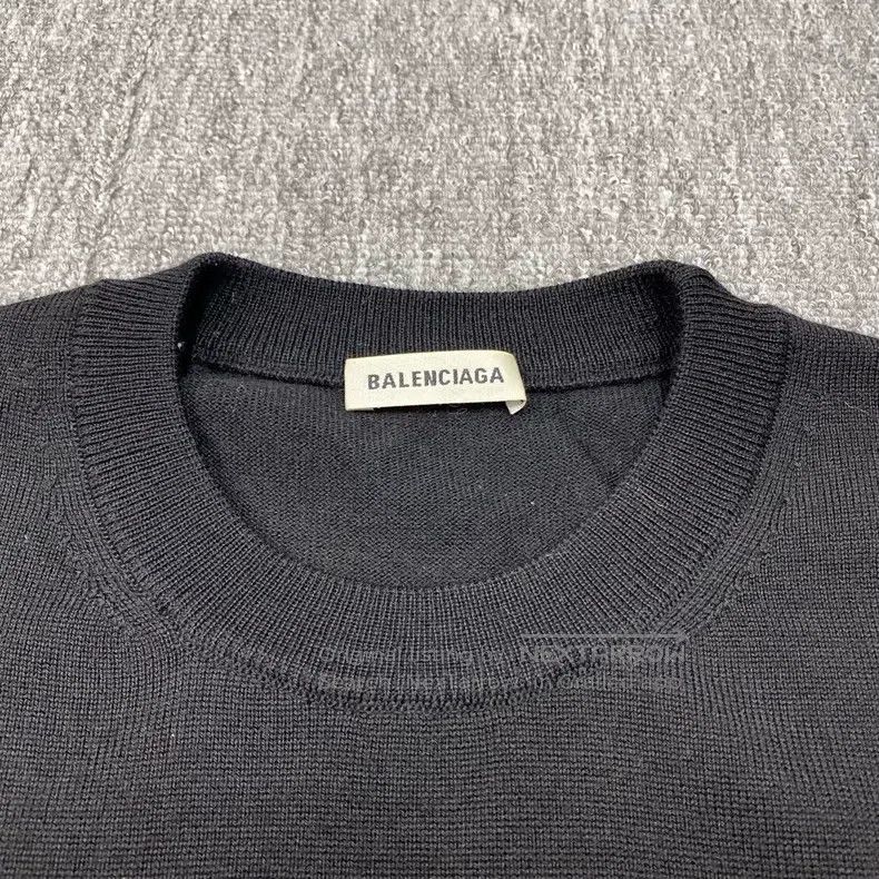 Balenciaga Balenciaga Gold Wheat Knitted Sweater Hoodie/M Size Size US M / EU 48-50 / 2 - 7 Thumbnail