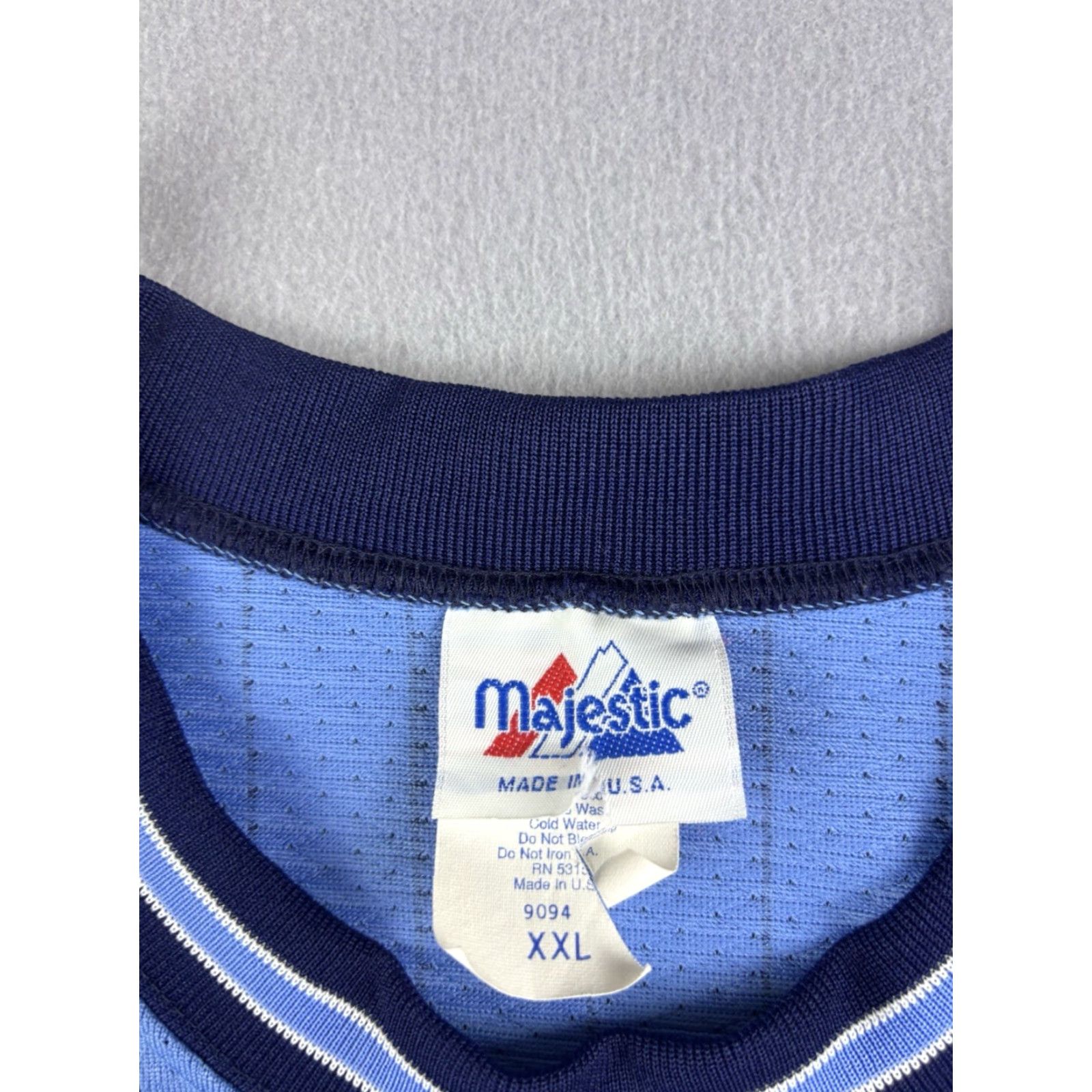 Vintage VINTAGE Majestic North Carolina Tar Heels Basketball Jersey Tank 2XL Blue Men Size US XXL / EU 58 / 5 - 3 Thumbnail