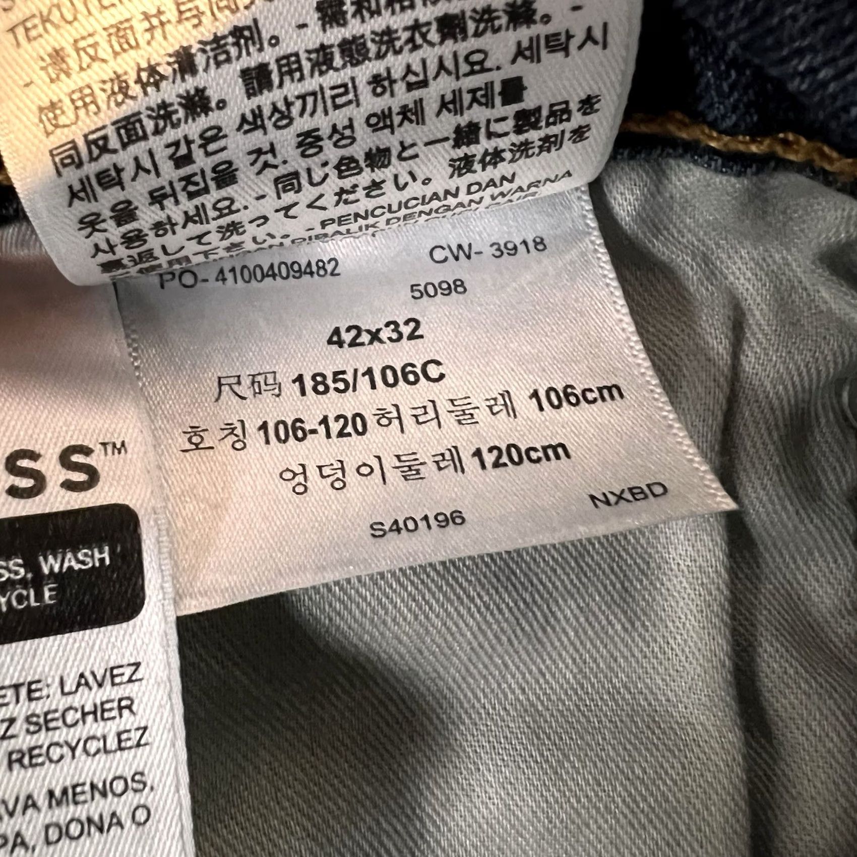 Levi's VINTAGE Levi’s 527 Bootcut Jeans Men 42x32 Blue Dark Distressed Cowboy Mens Jeans Distressed 42 32 Cowboy Theme Levi’s 527 Bootcut Jeans Men Size US 42 / EU 58 - 5 Thumbnail