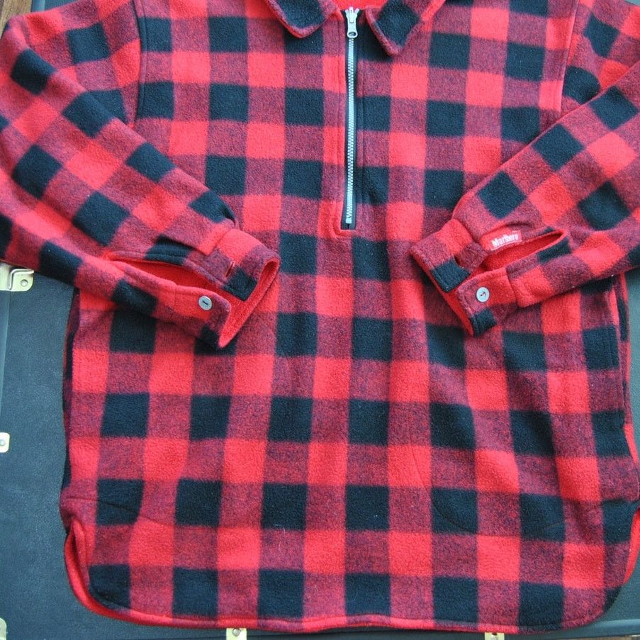 Marlboro Marlboro Reversible Quarter zip Plaid Sweater Red Size US L / EU 52-54 / 3 - 3 Thumbnail