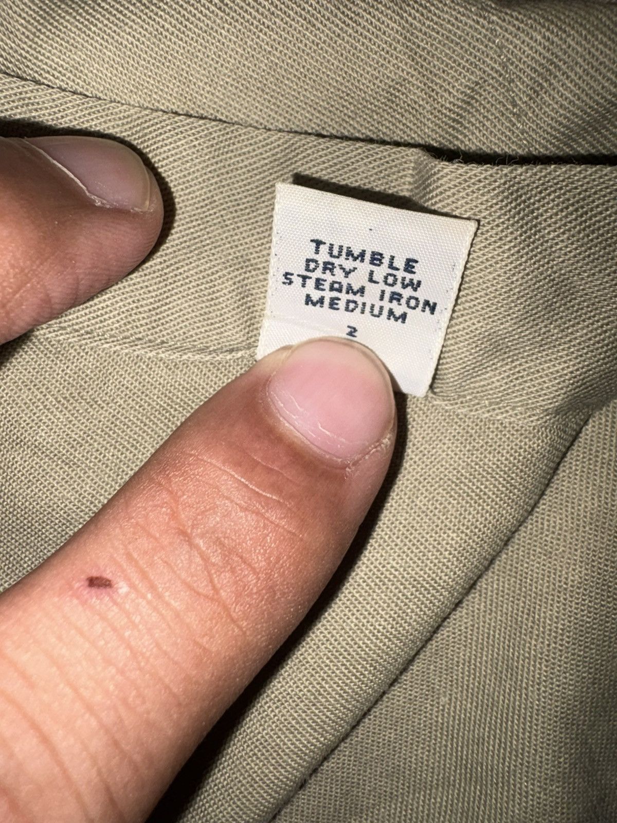 Ralph Lauren VTG Polo Ralph LaurenBlaire S/S Shirt Khaki Twill XL 90s/Y2K Size US XL / EU 56 / 4 - 10 Thumbnail