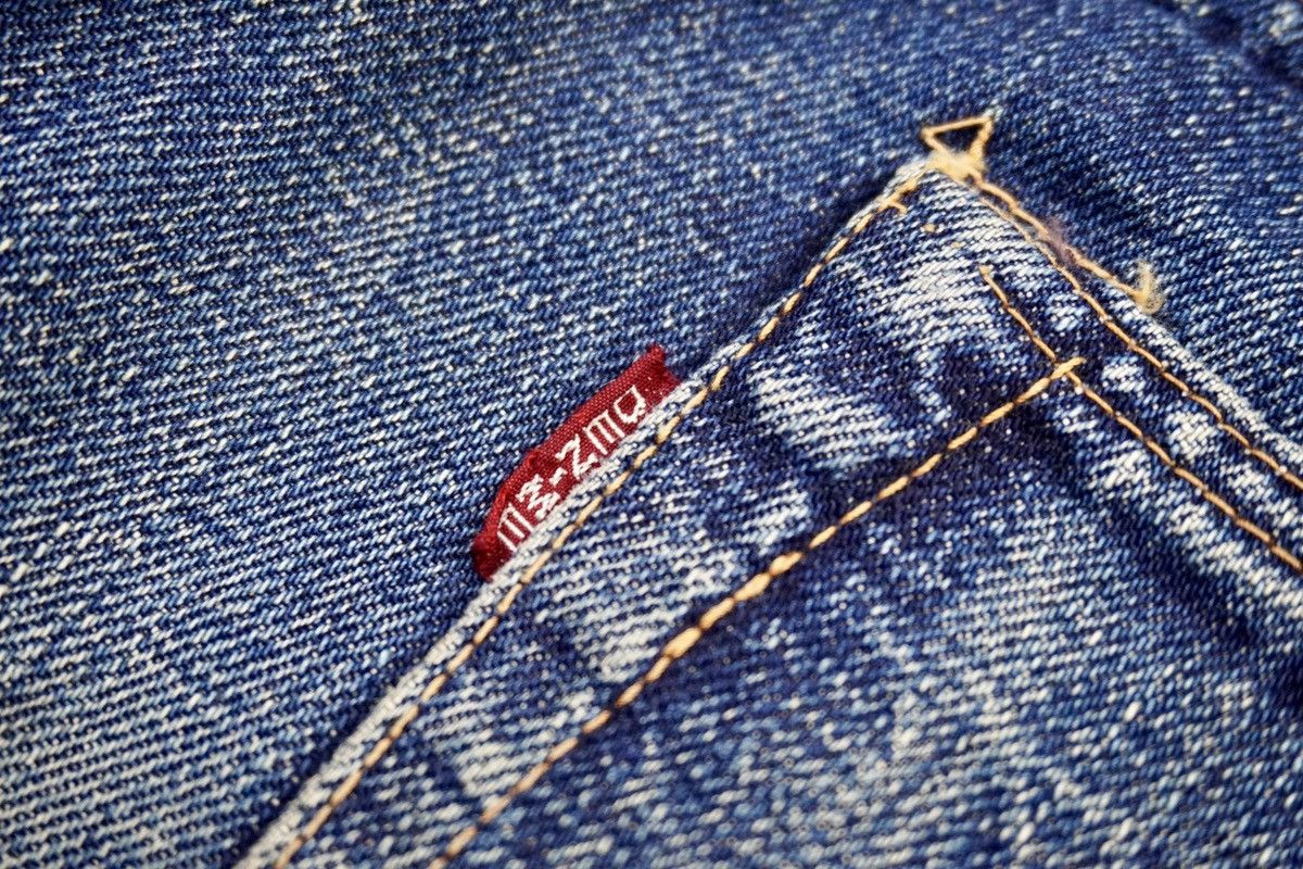 Denime × Japanese Brand × Vintage Vintage DENIME selvedge distressed jeans japanese brand Size US 30 / EU 46 - 11 Thumbnail