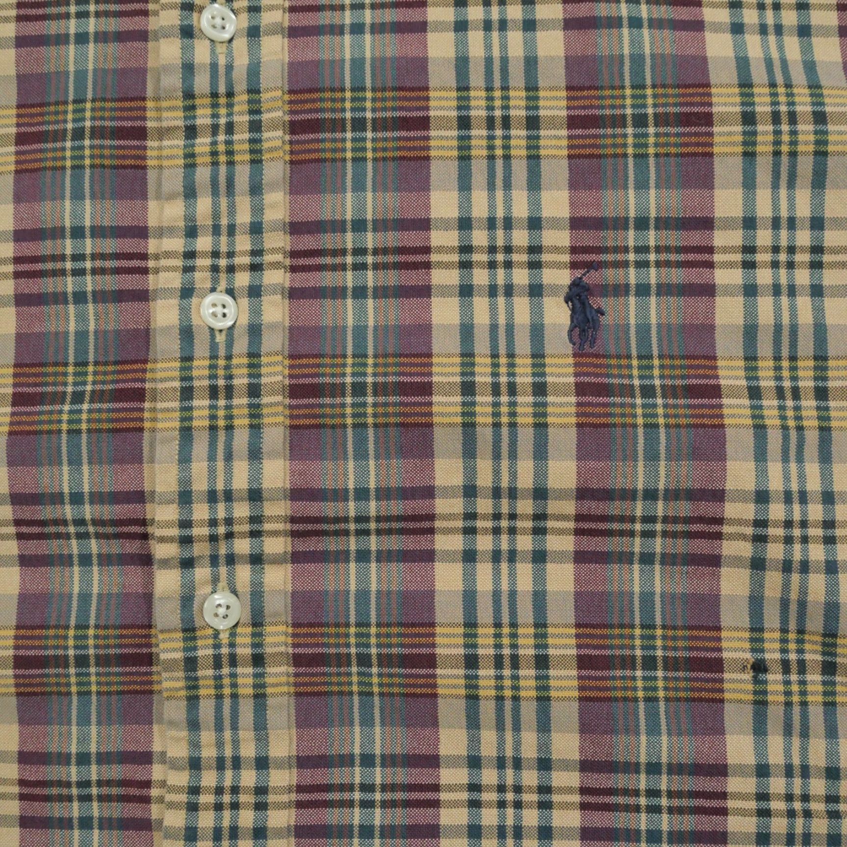 Ralph Lauren Ralph Lauren Shirt Mens XL Red Tan Plaid Button Down Long Sleeve Size US XL / EU 56 / 4 - 3 Thumbnail