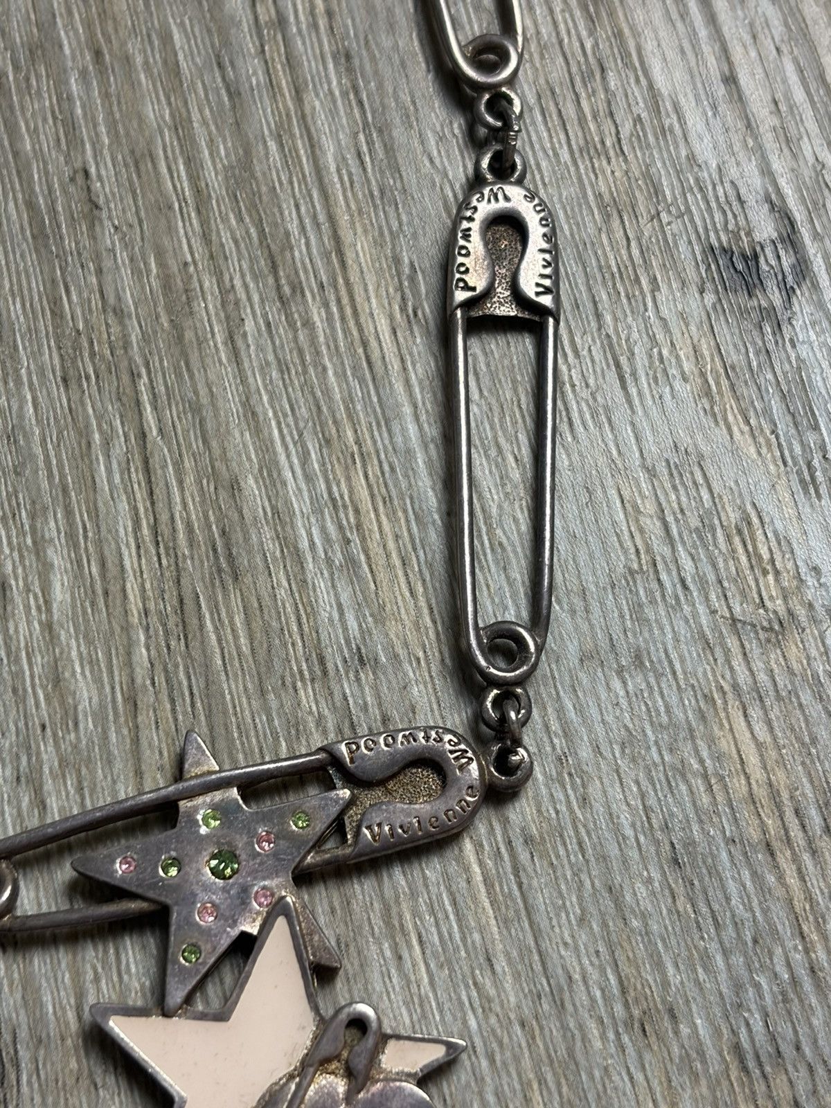 Vivienne Westwood *RARE* 2000s Giant Safety Pin Choker Size ONE SIZE - 5 Thumbnail
