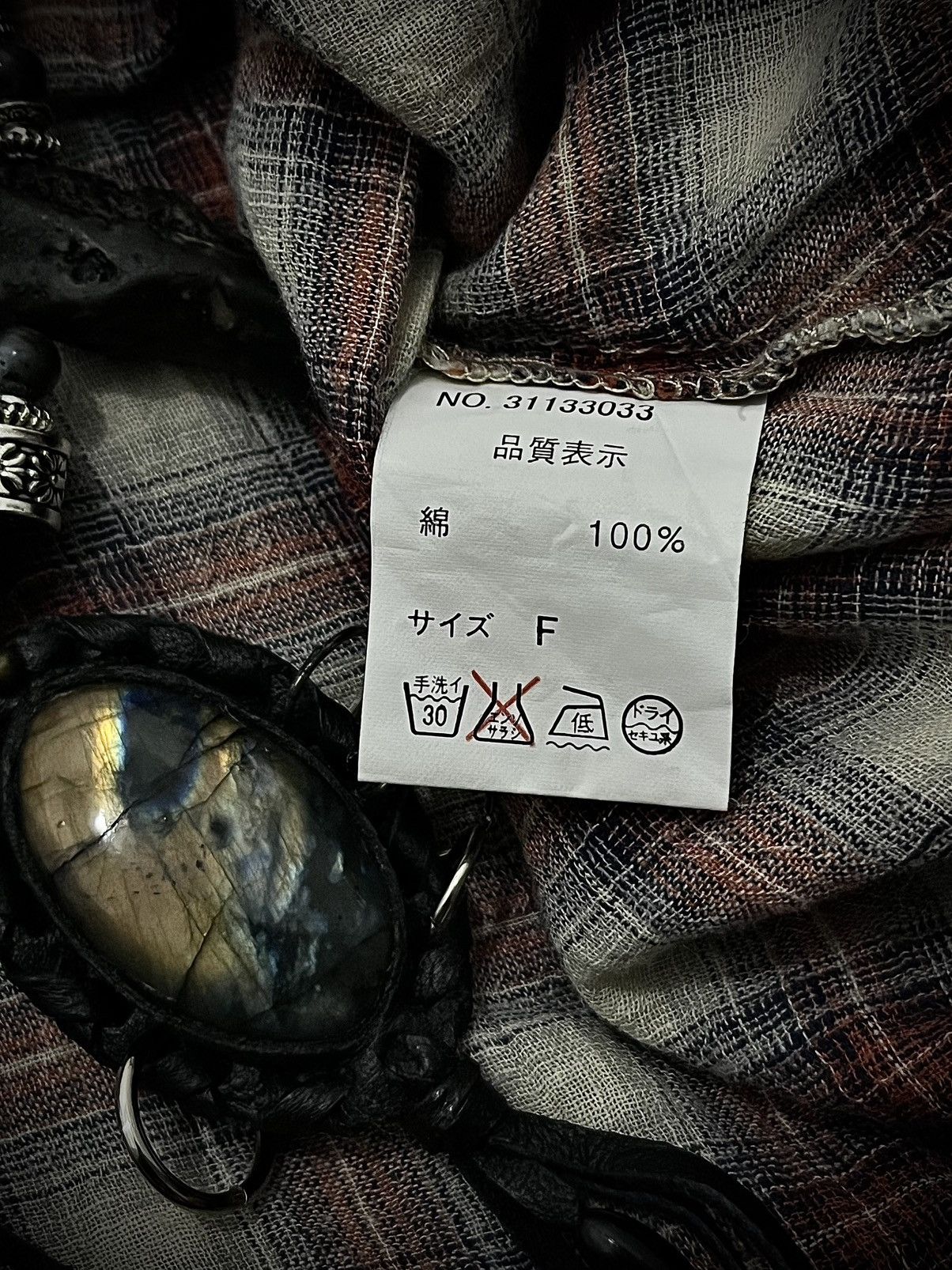 GOA 2000s Goa Gothic Distressed Flannel Long Sleeve Size US M / EU 48-50 / 2 - 6 Thumbnail