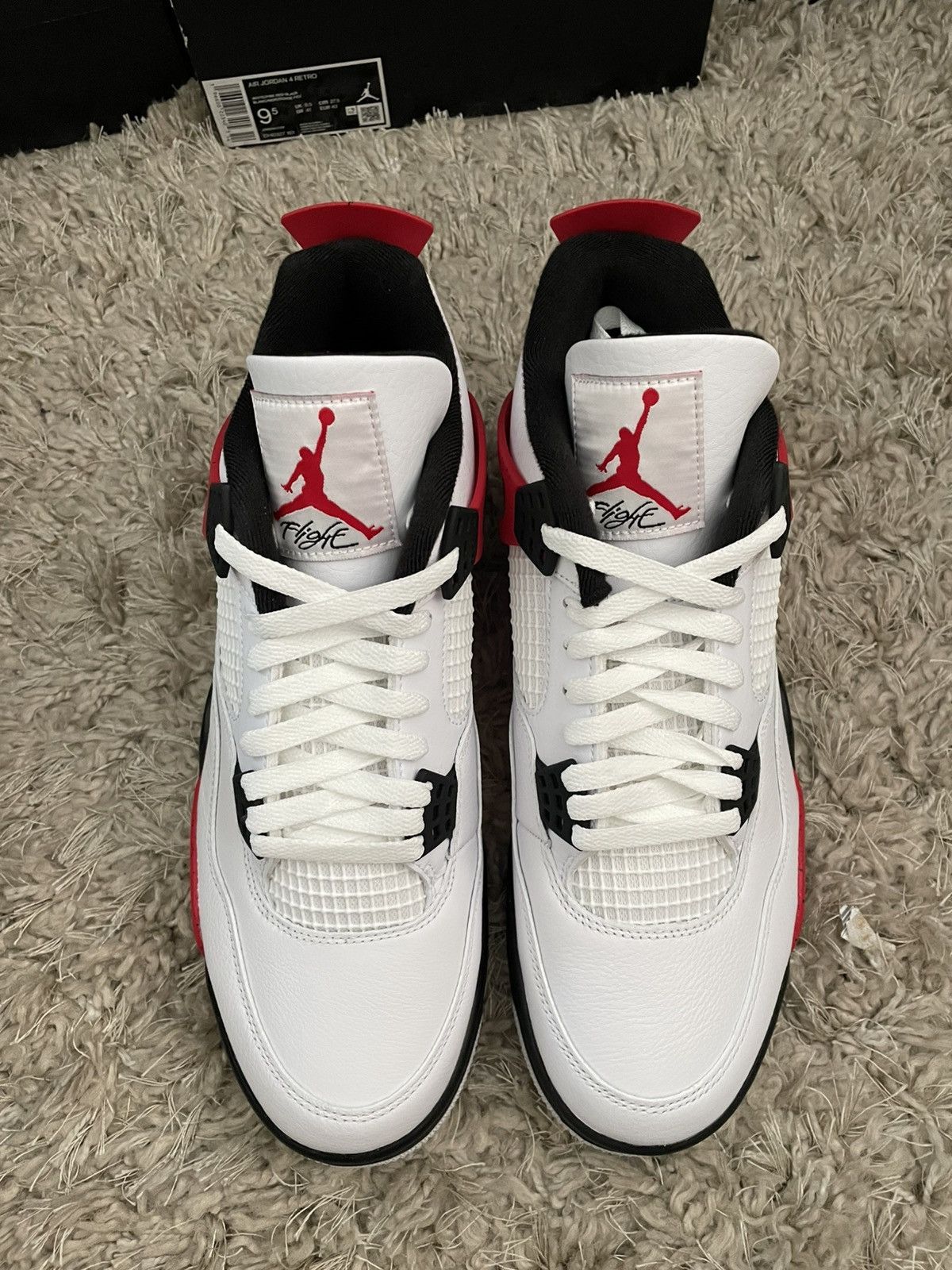 Jordan Brand Jordan 4 Red Cement Size US 10.5 / EU 43-44 - 5 Thumbnail