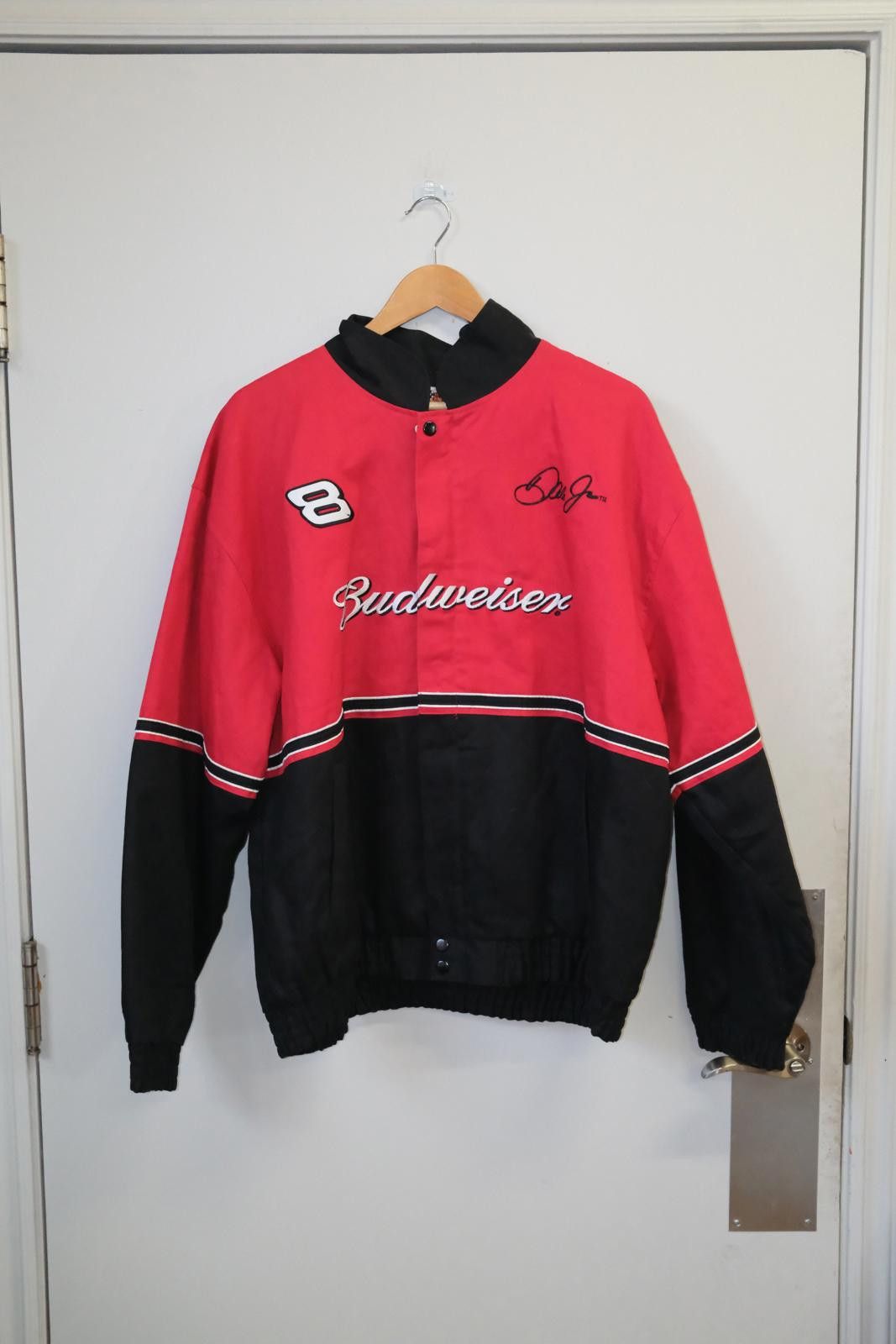 Winners Circle 00's Winner's Circle Budweiser #8 Racing Jacket Size L / US 10 / IT 46 - 1 Thumbnail