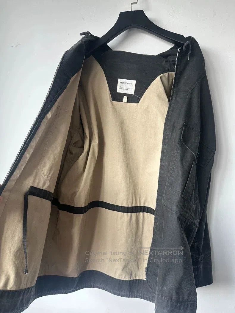 Helmut Lang Helmut Lang 1998 Waxed Parka Jacket . Size US L / EU 52-54 / 3 - 5 Thumbnail