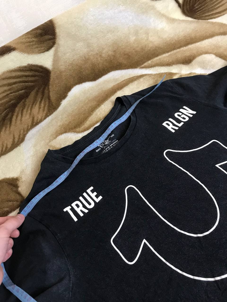 True Religion 🔥 Vintage True Religion Faded Washed T Shirt Logo Y2K Black Size US M / EU 48-50 / 2 - 8 Thumbnail