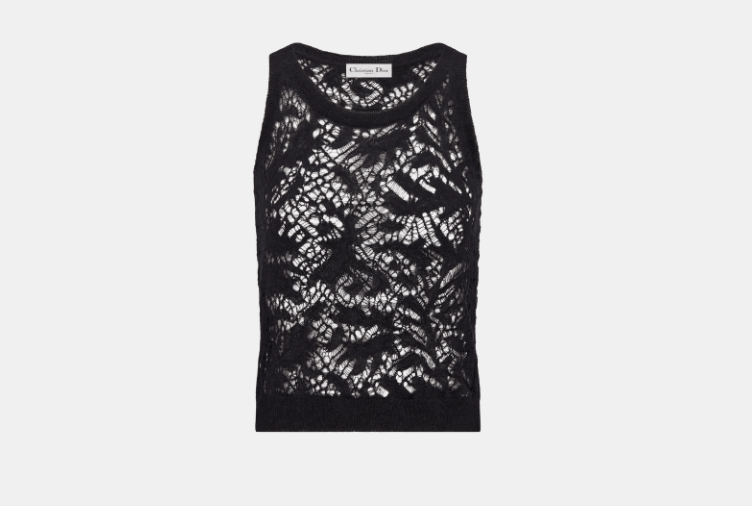 Dior o1w1db10925 444W05 Twinset Sweater in Black Size S / US 4 / IT 40 - 3 Thumbnail
