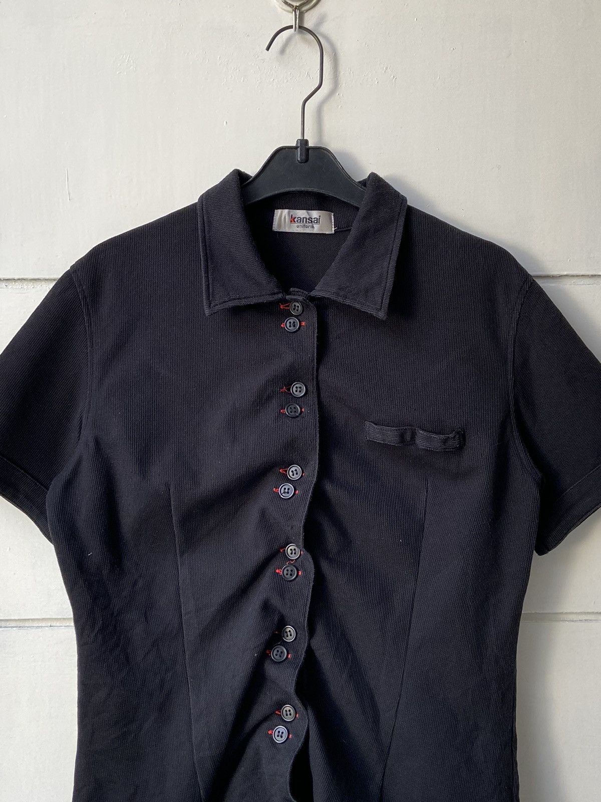 Kansai Yamamoto KANSAI UNIFORM Black T-Shirt Size XS / US 0-2 / IT 36-38 - 15 Thumbnail
