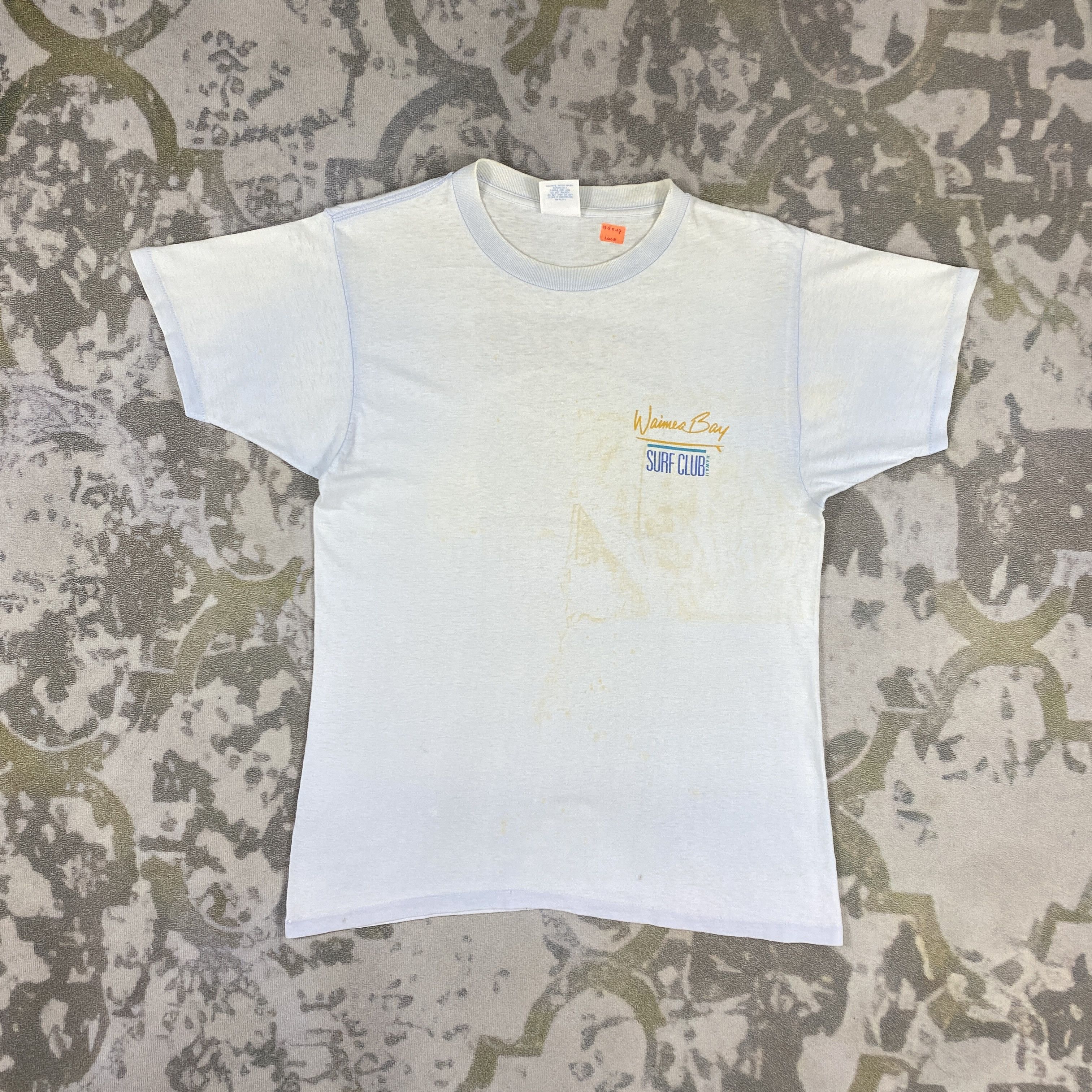 Vintage Vintage Waimea Bay Surf Club Hawaii T-Shirt - L008 Size US S / EU 44-46 / 1 - 2 Thumbnail