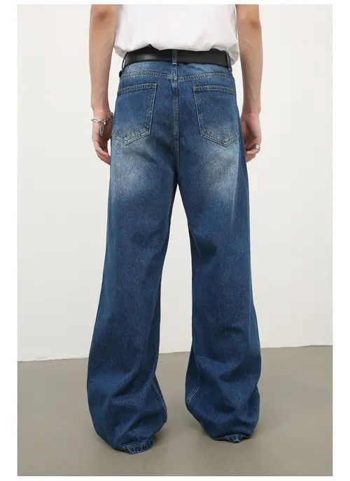 VIBE Vintage washed straight-leg ripped jeans Size US 32 / EU 48 - 5 Thumbnail