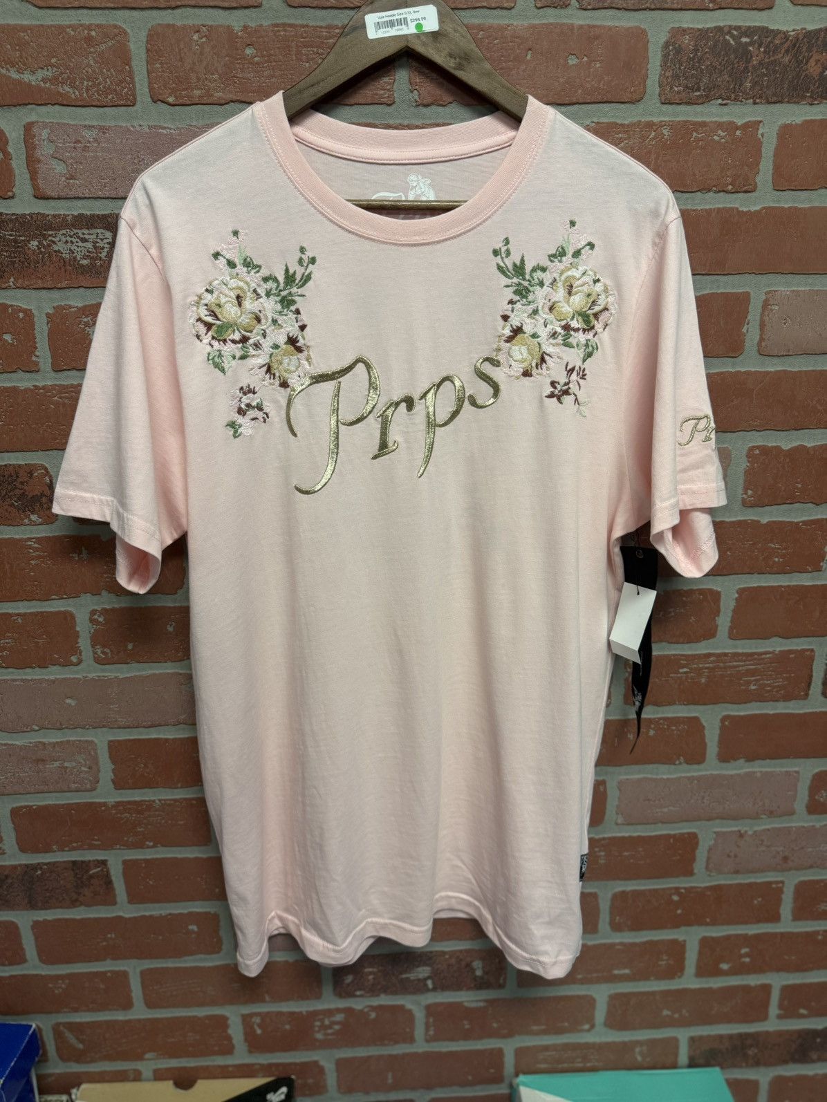 Prps Men’s PRPS Pink Tee Shirt Size Large (NEW) Size US L / EU 52-54 / 3 - 1 Thumbnail