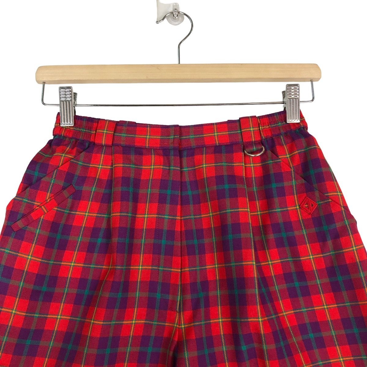 Christian Dior Monsieur 🔥VINTAGE CHRISTIAN DIOR SPORTS oW2117 TARTAN DESIGN PANTS Size US 26 / EU 42 - 6 Thumbnail