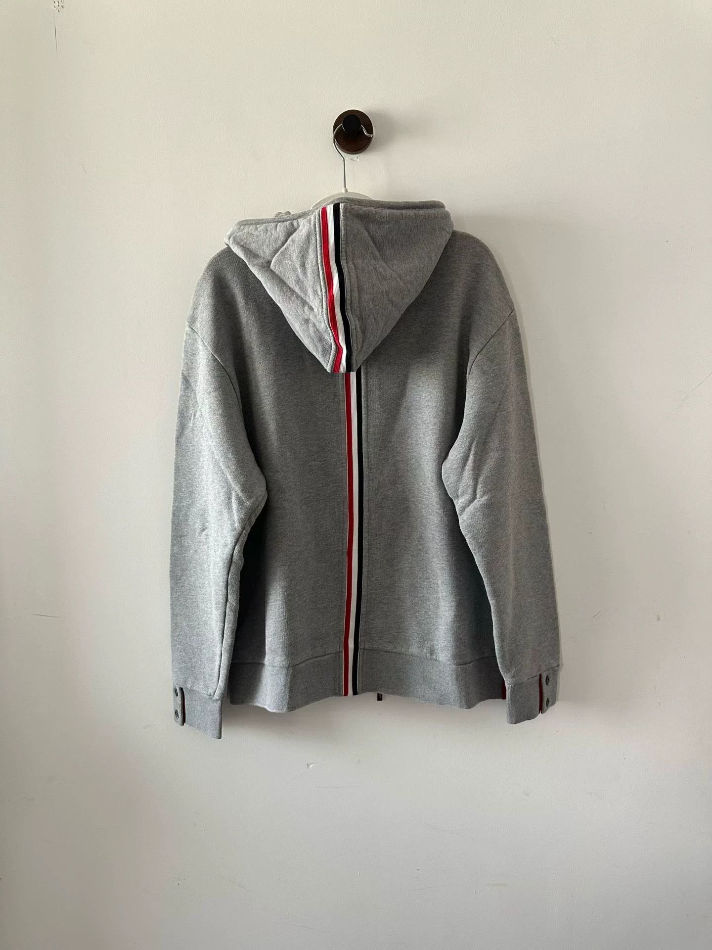 Thom Browne Thom Browne Back Stripe Zip Hoodie 3 9/10 Size US L / EU 52-54 / 3 - 2 Thumbnail