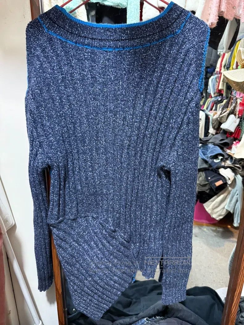 Kiko Kostadinov Kiko Kostadinov Blue striped sweater, blue and black color Size US S / EU 44-46 / 1 - 5 Thumbnail