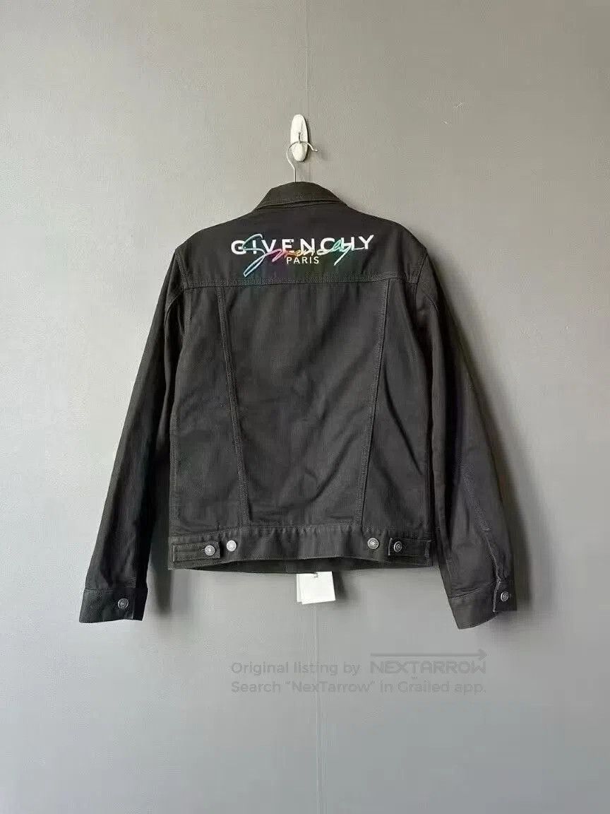 Givenchy Givenchy Rainbow Embroidery Denim Jacket. Size US S / EU 44-46 / 1 - 2 Thumbnail