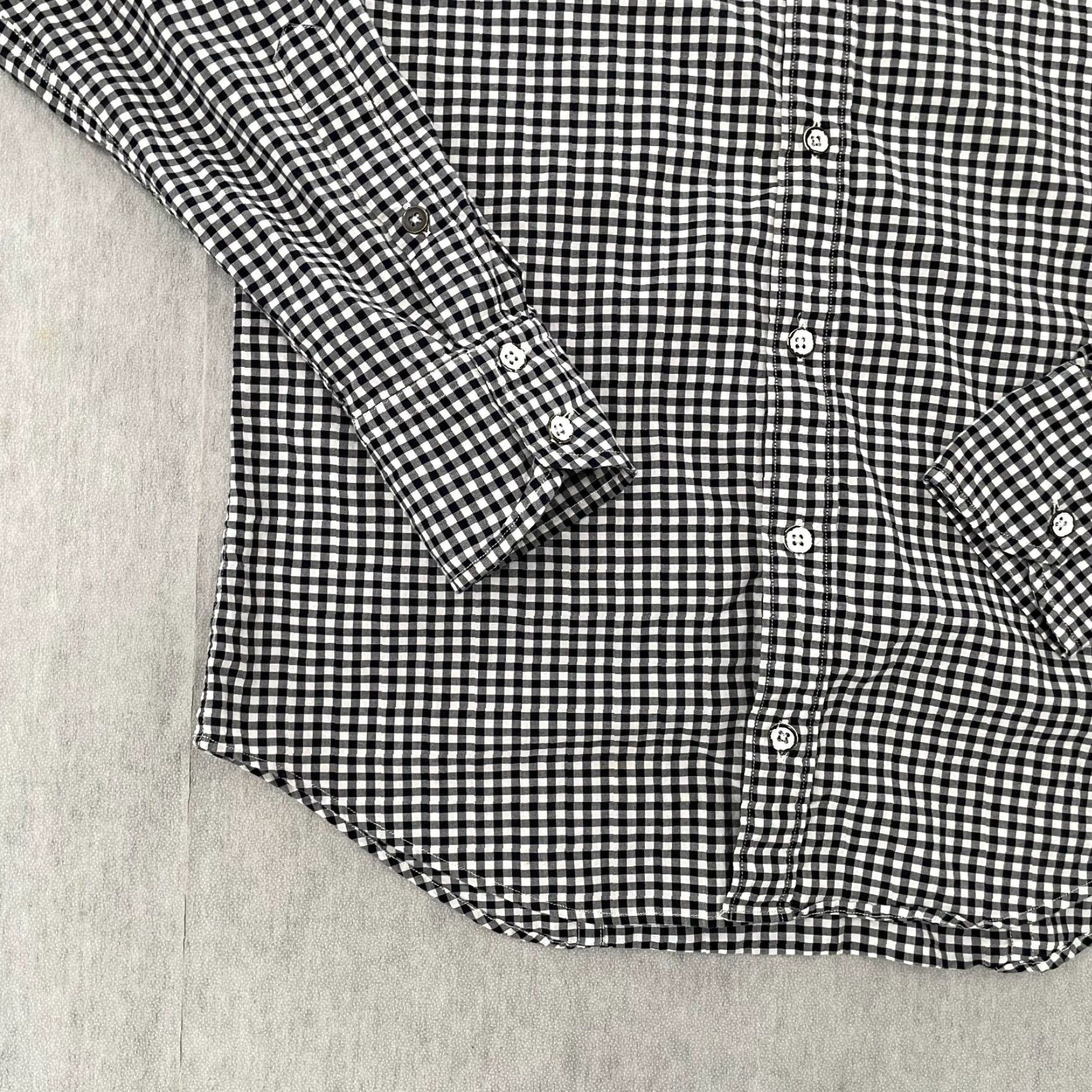 Rag & Bone RAG & BONE Shirt Adult Small Black White Check Button Up Long Sleeve Cotton Mens S Size US S / EU 44-46 / 1 - 4 Thumbnail
