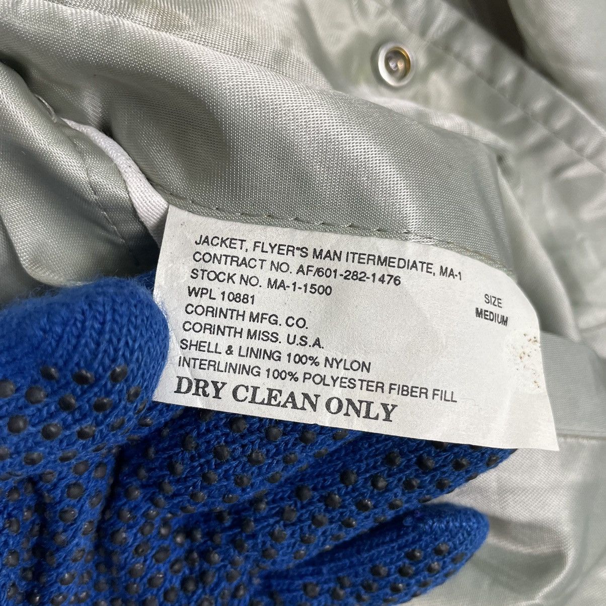Buzz Rickson's × Japanese Brand 💥80s CORINTH MFG RIOT FLIGHT BOMBER JACKET Size US M / EU 48-50 / 2 - 10 Thumbnail